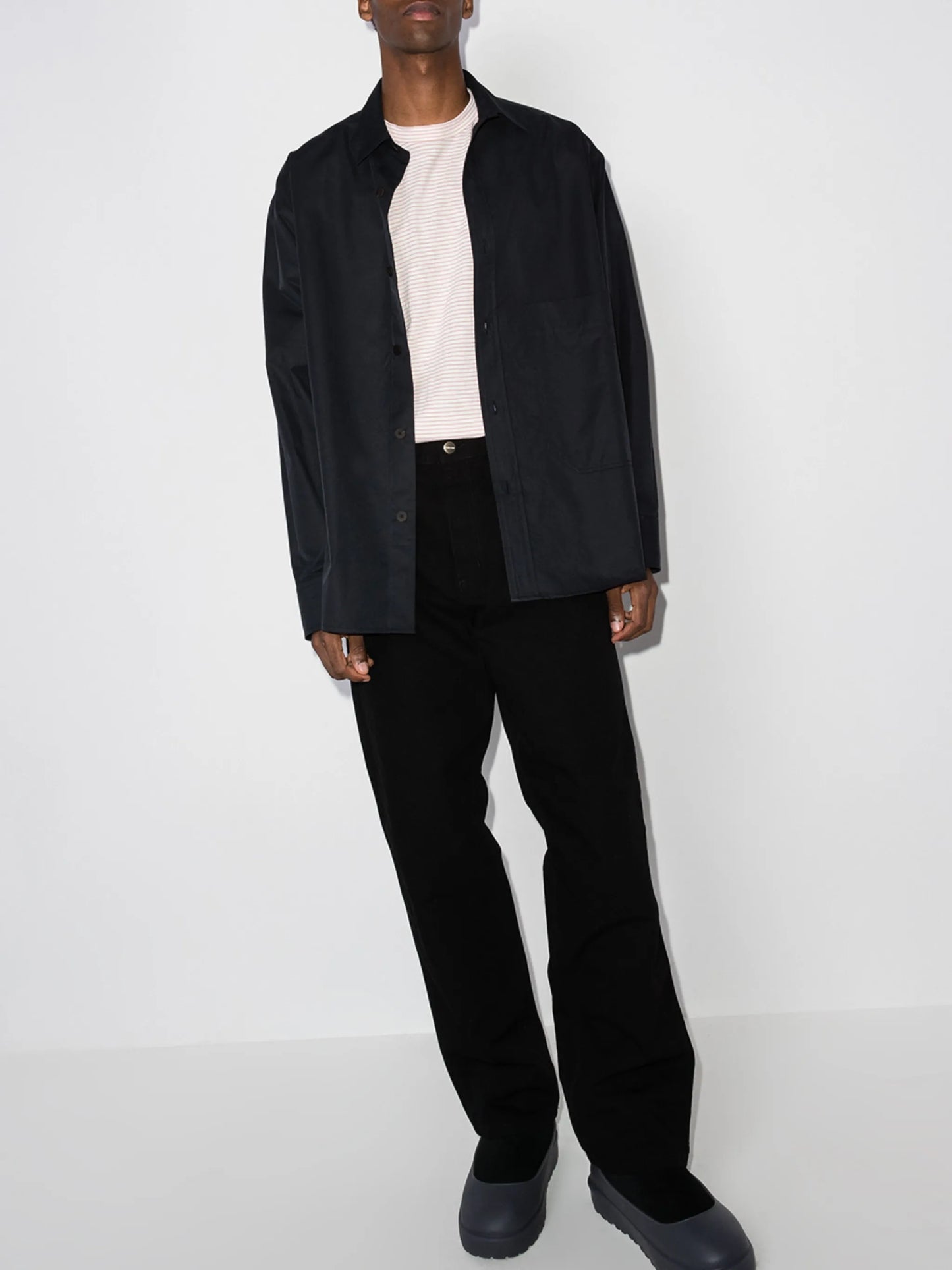 Single Knee tapered trousers