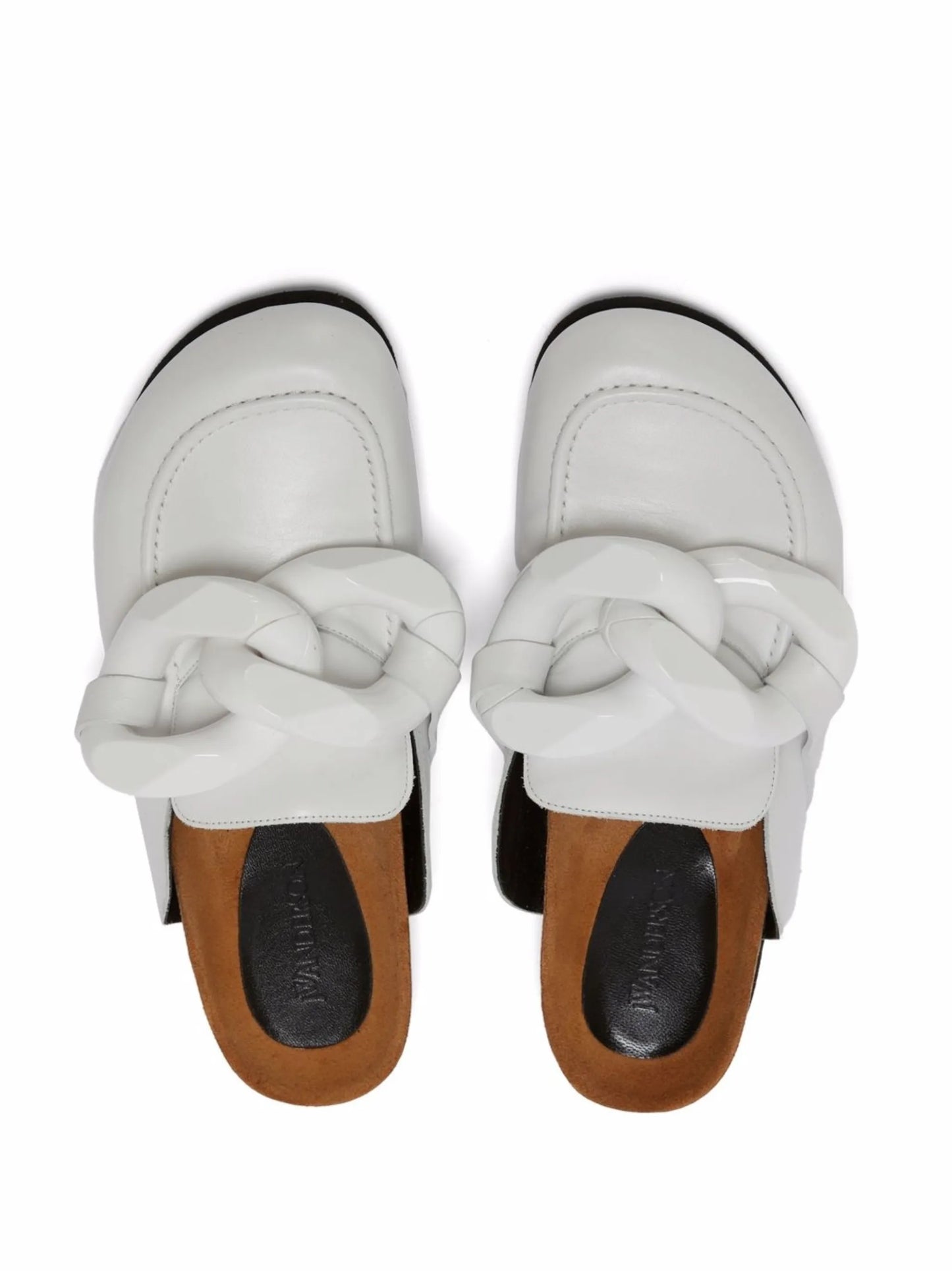 Chain loafer mules