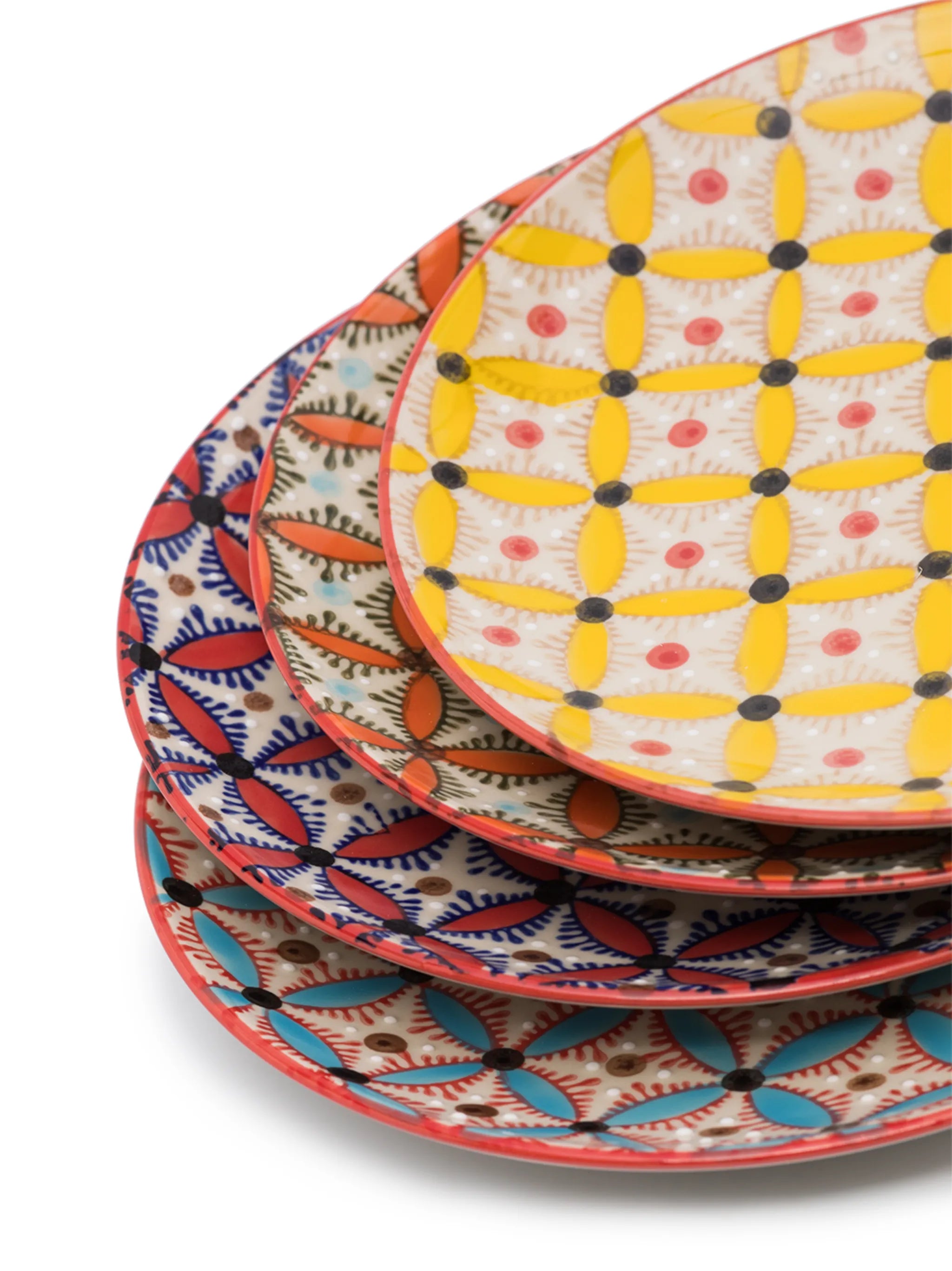 Hippy side plates (set of 4)