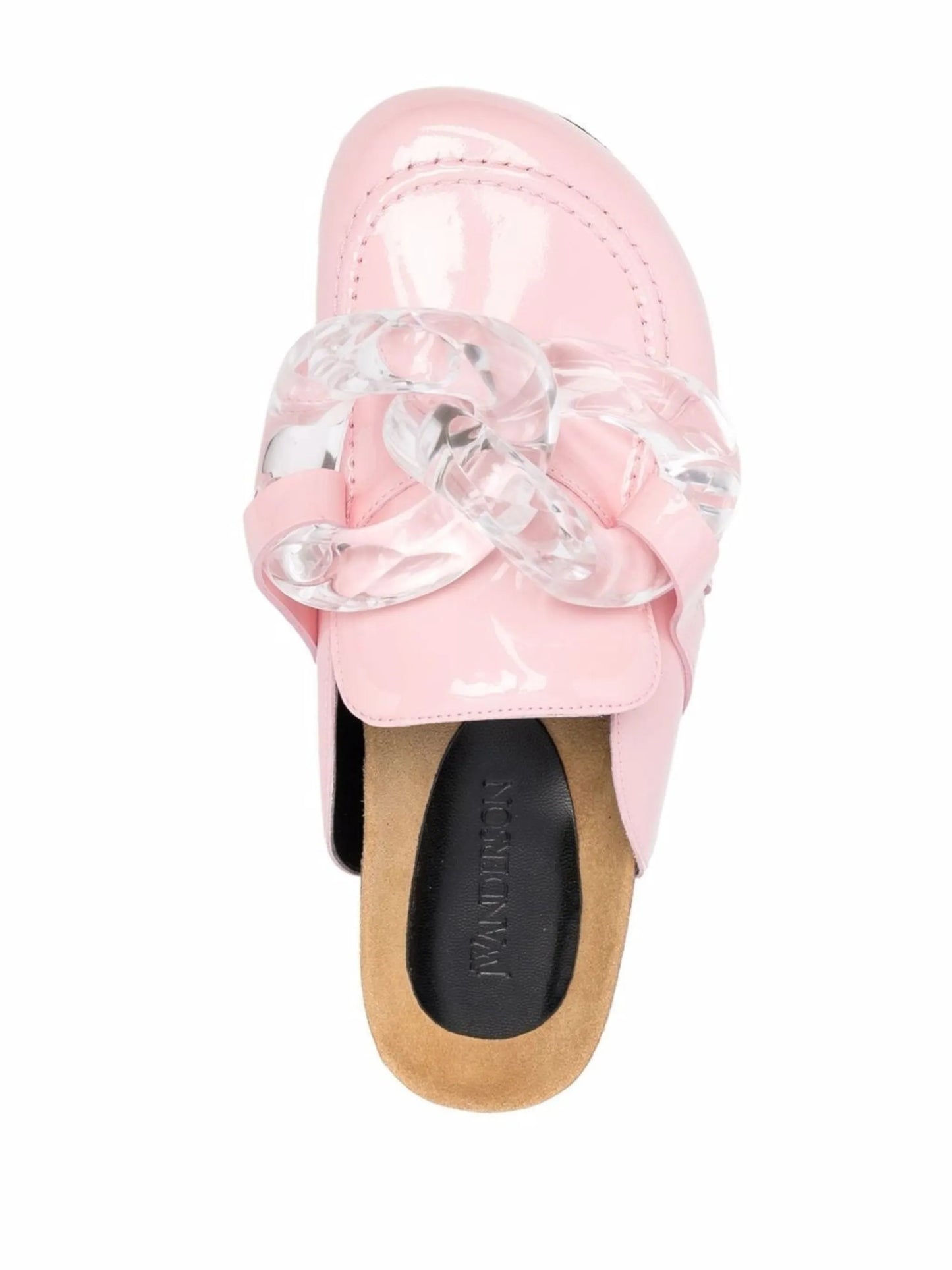 Chain loafer mules