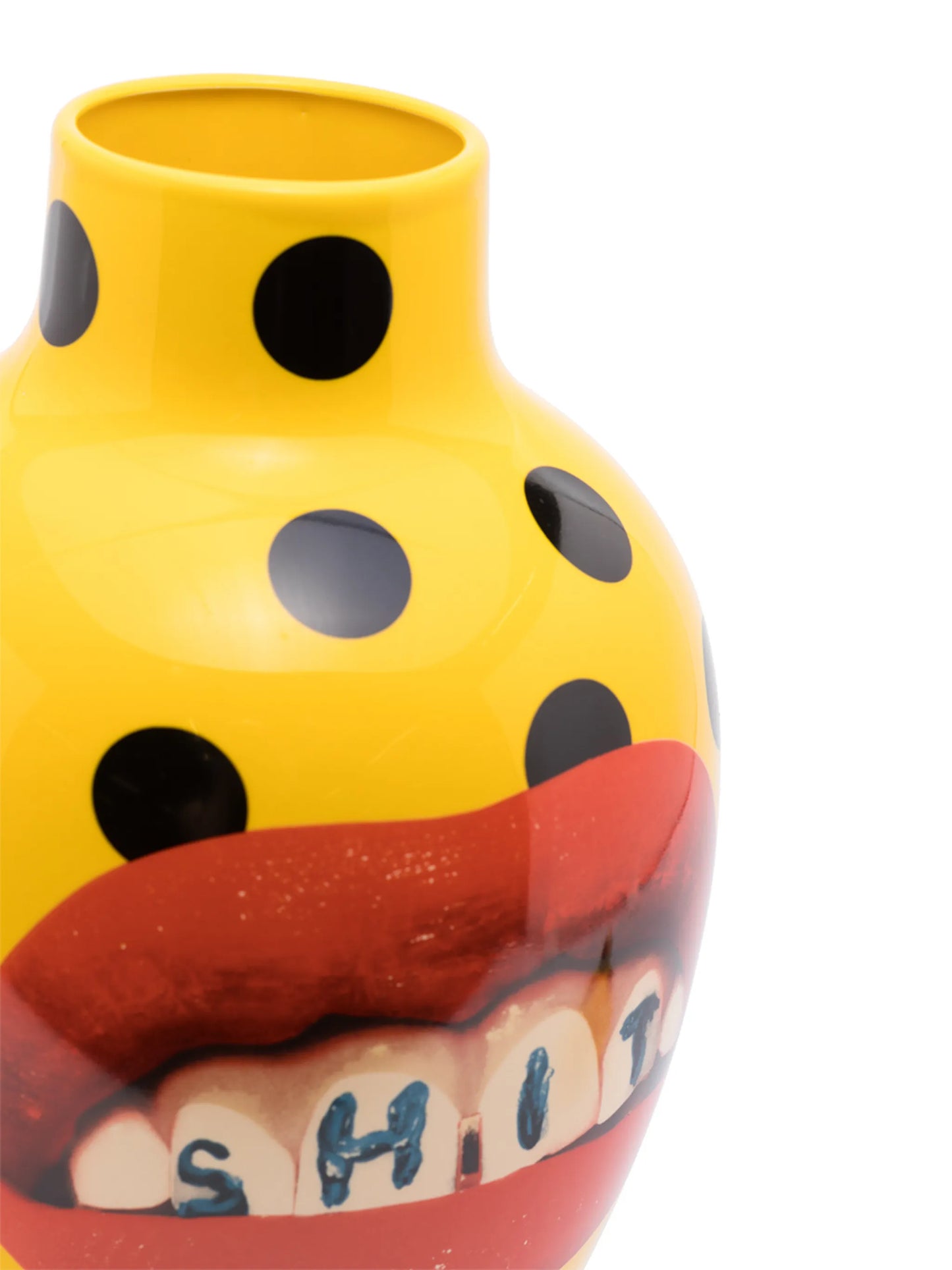 Toiletpaper polka-dot ceramic vase