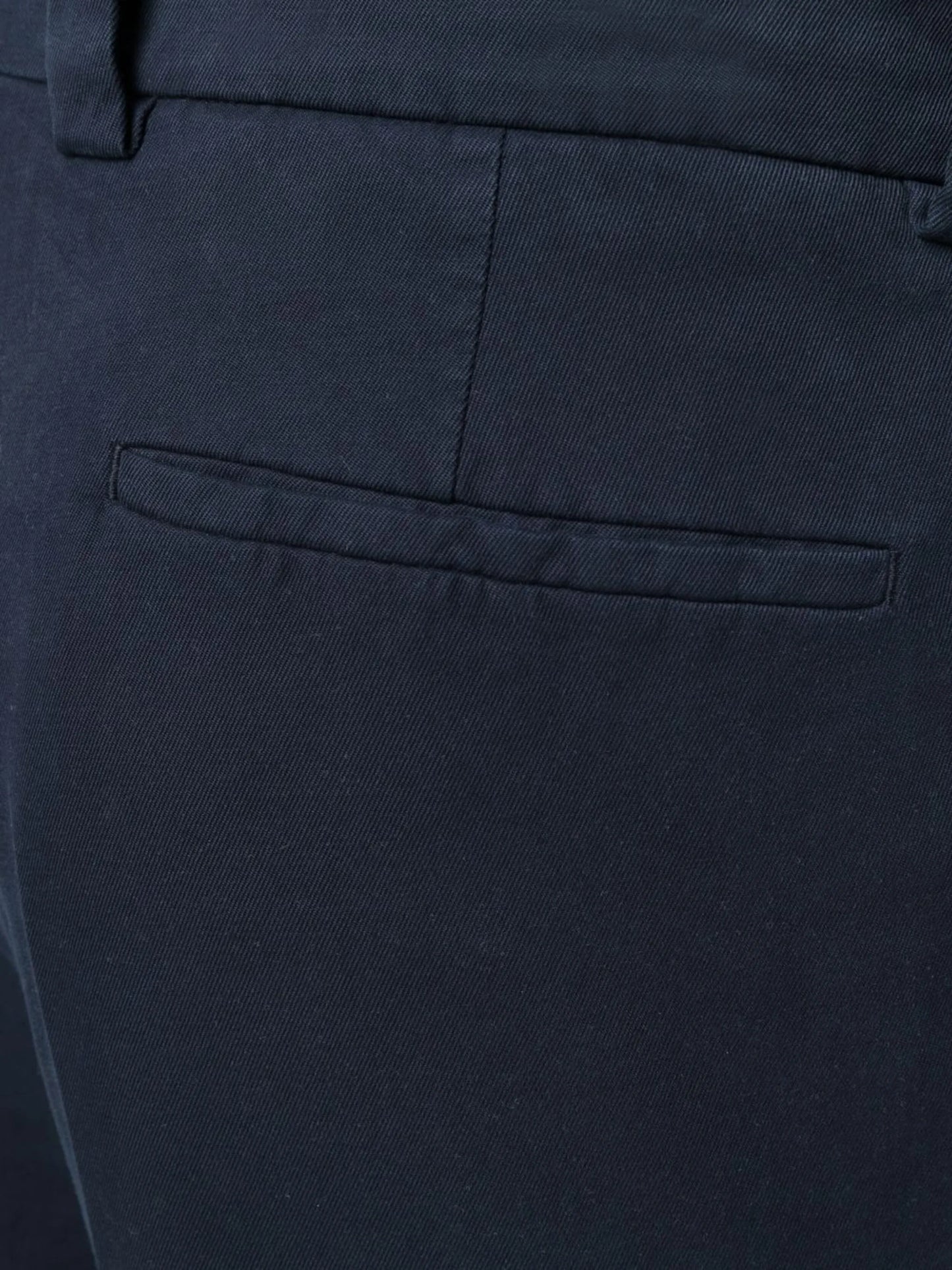 straight-leg cotton trousers