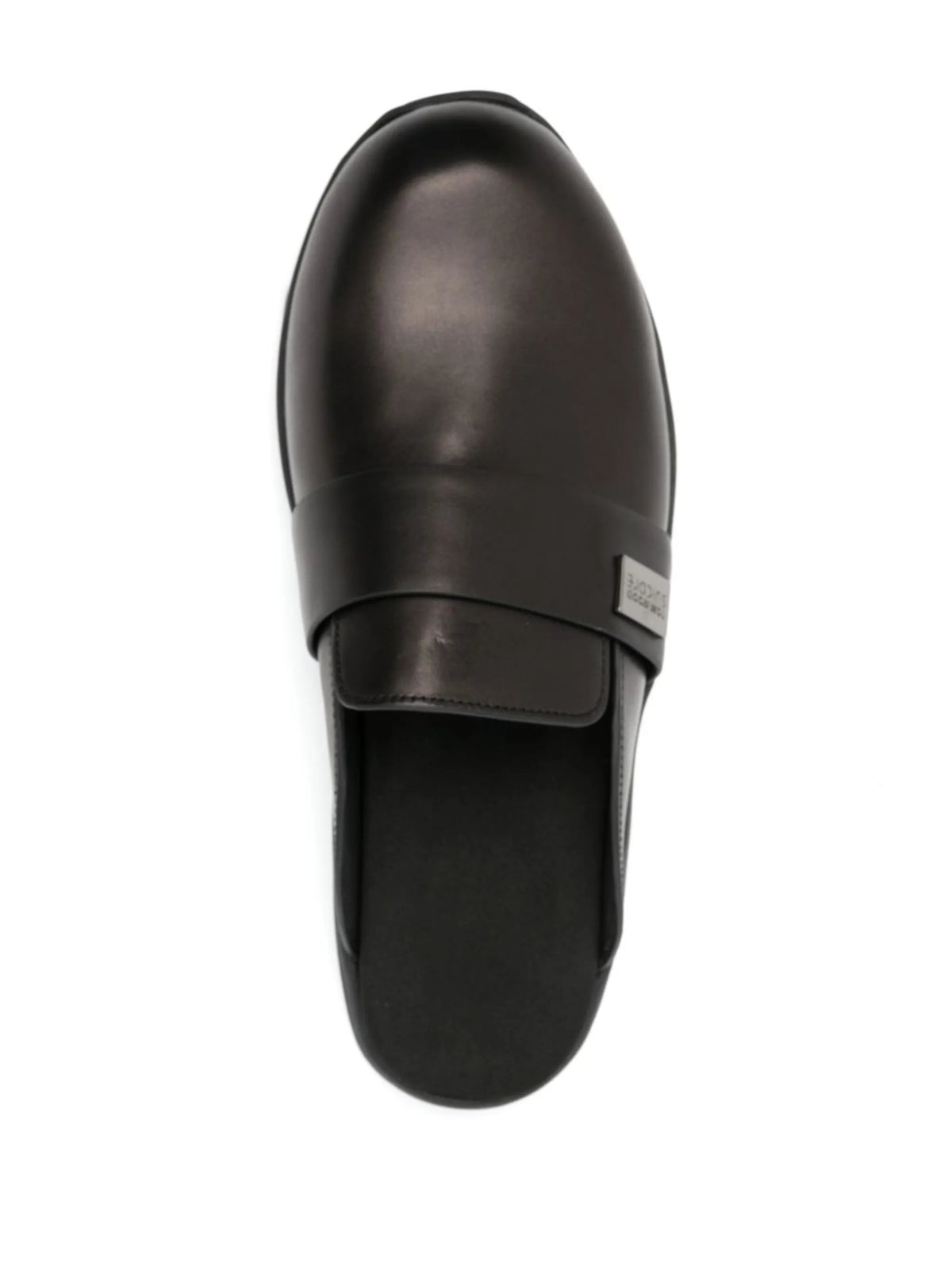 round-toe slip-on mules