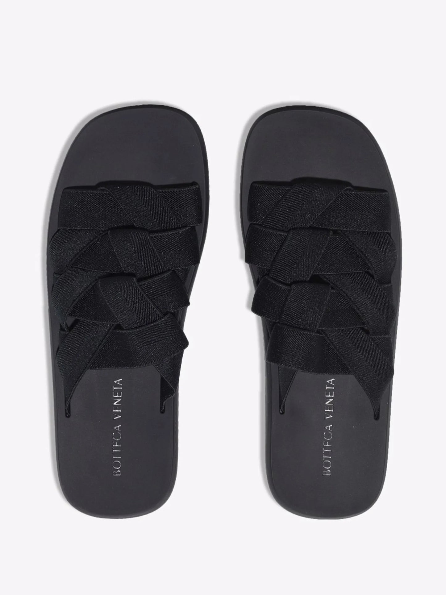 Intrecciato elasticated sandals