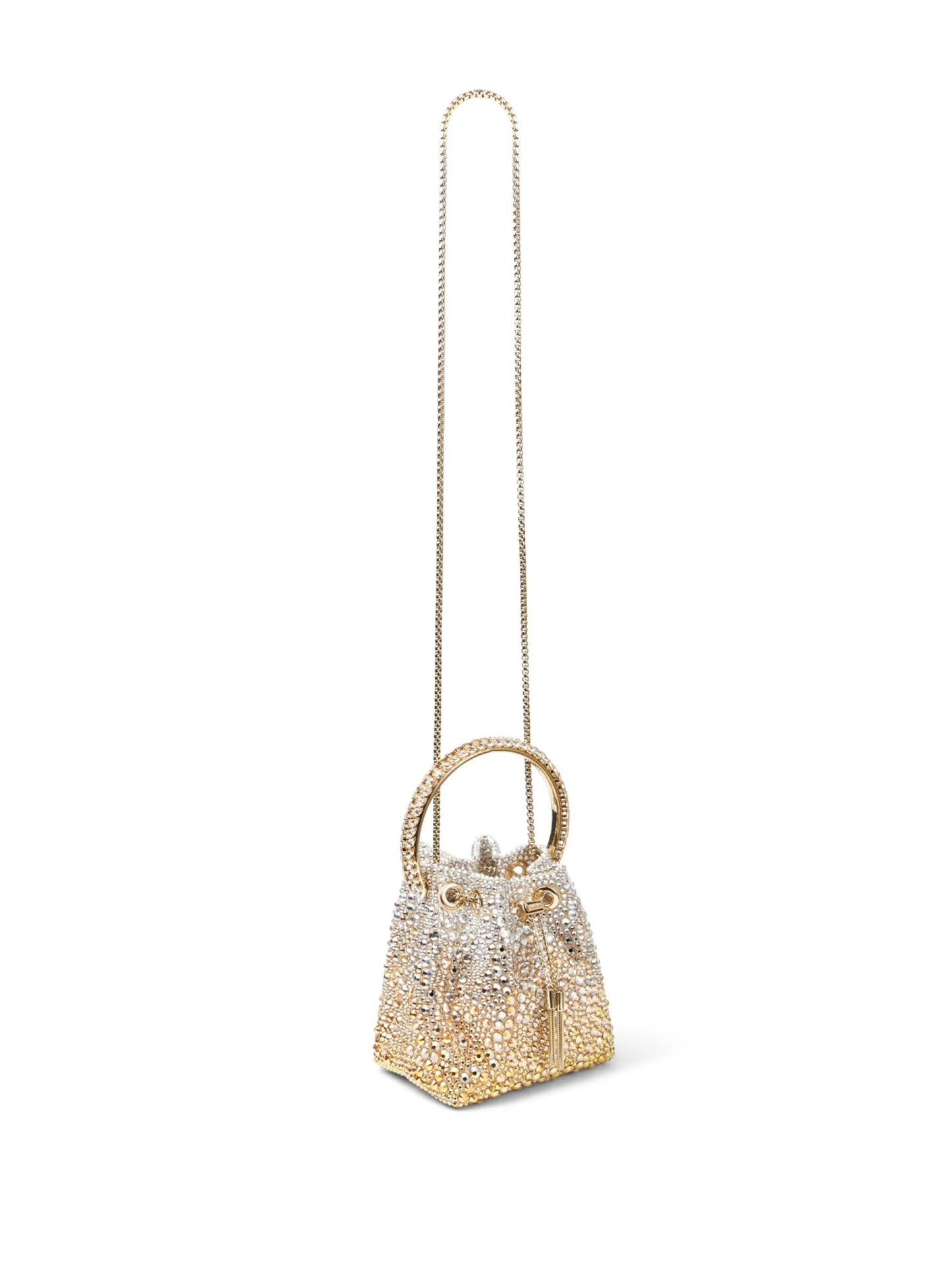 Bon Bon crystal-embellished bucket bag