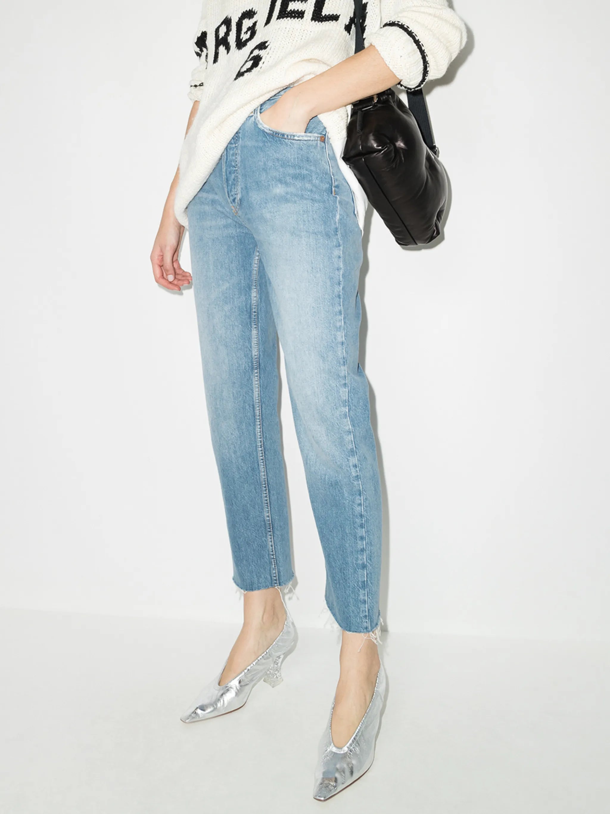 '70s Stone Pipe straight-leg jeans