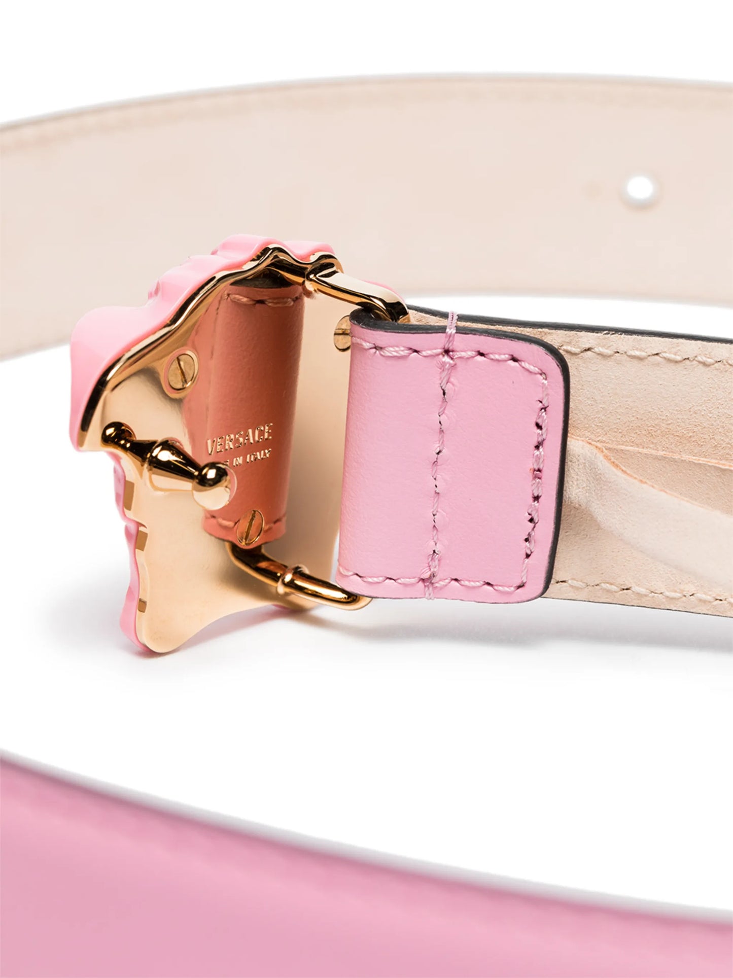 La Medusa leather belt