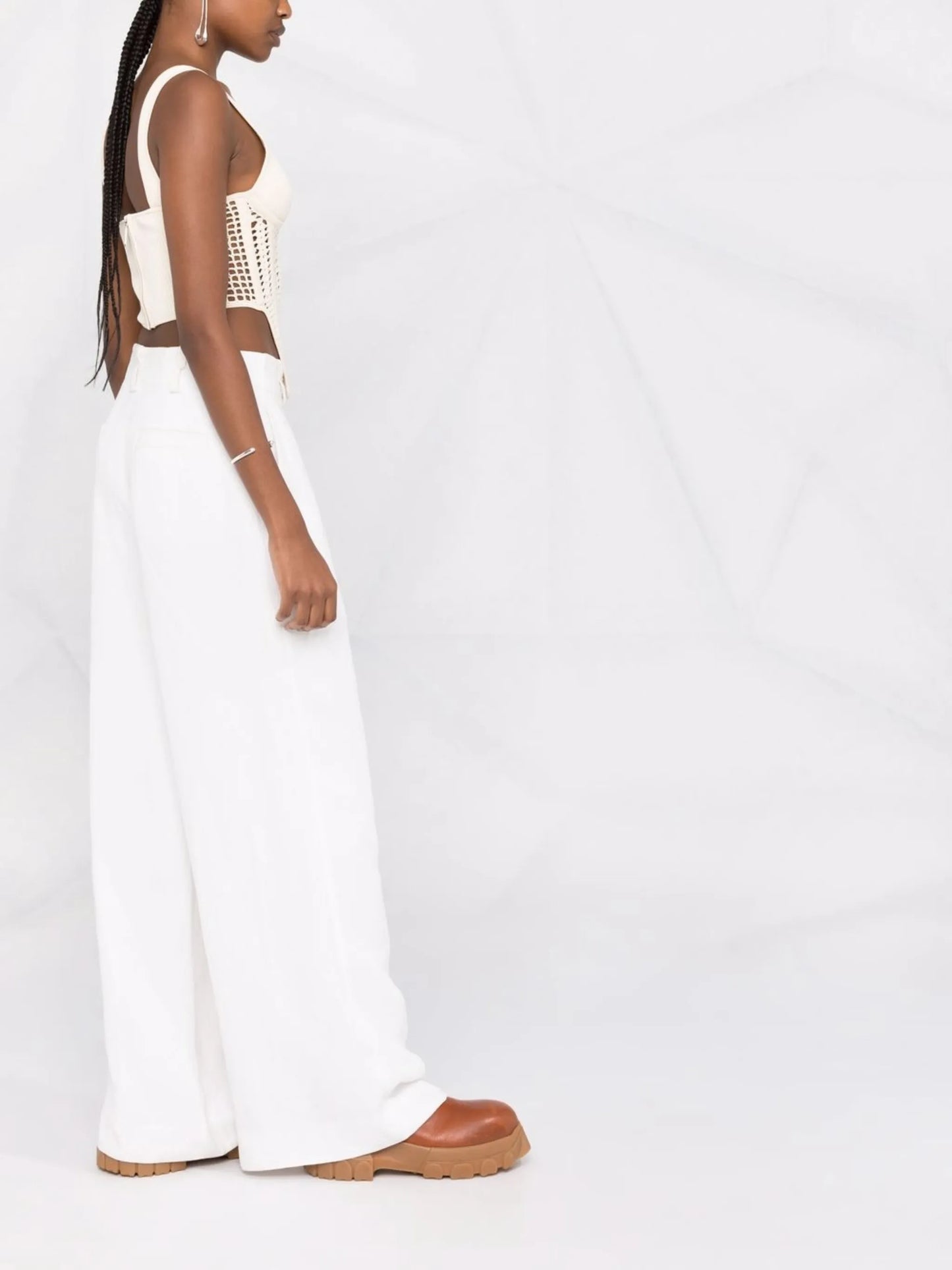 cut out-detail bustier top