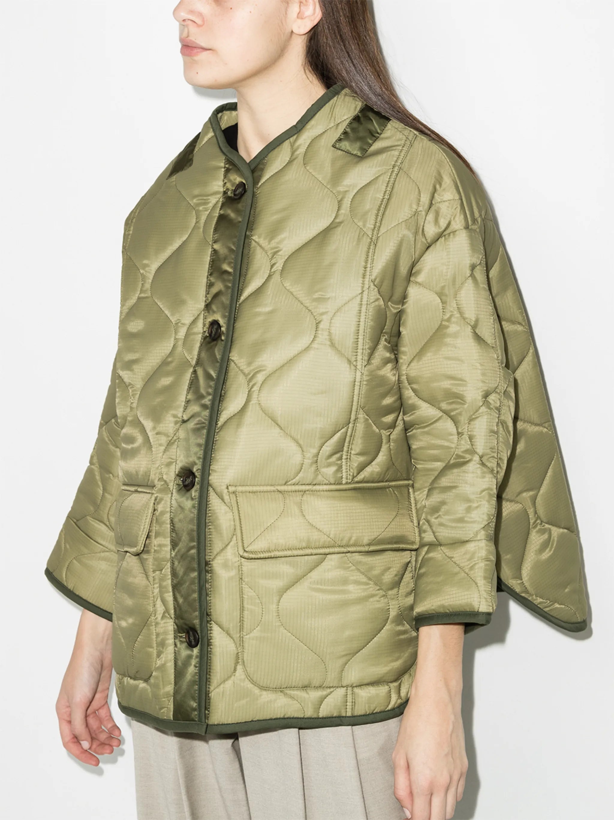 Teddy oversized quilted jacket