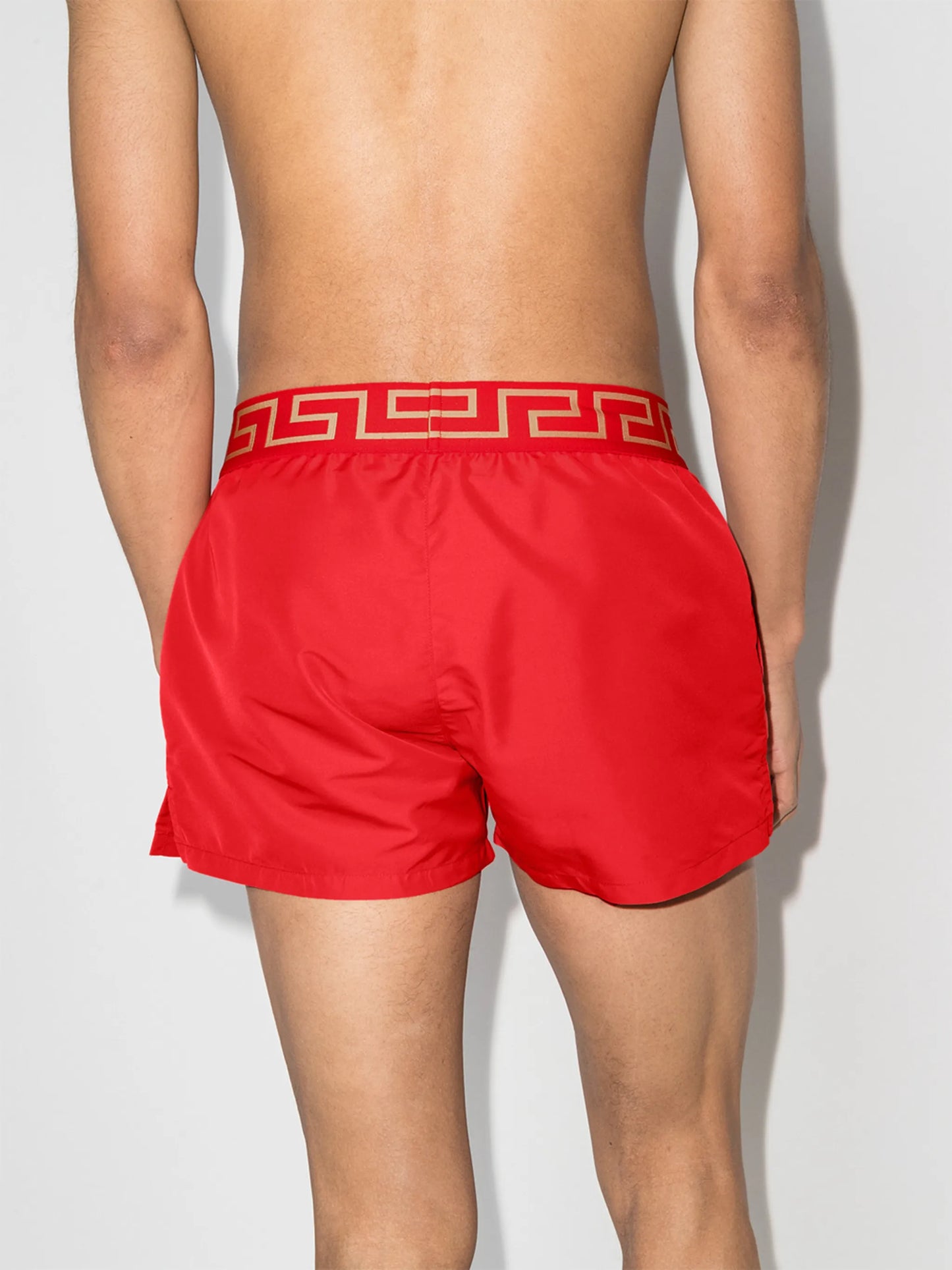 Greca Border swim shorts