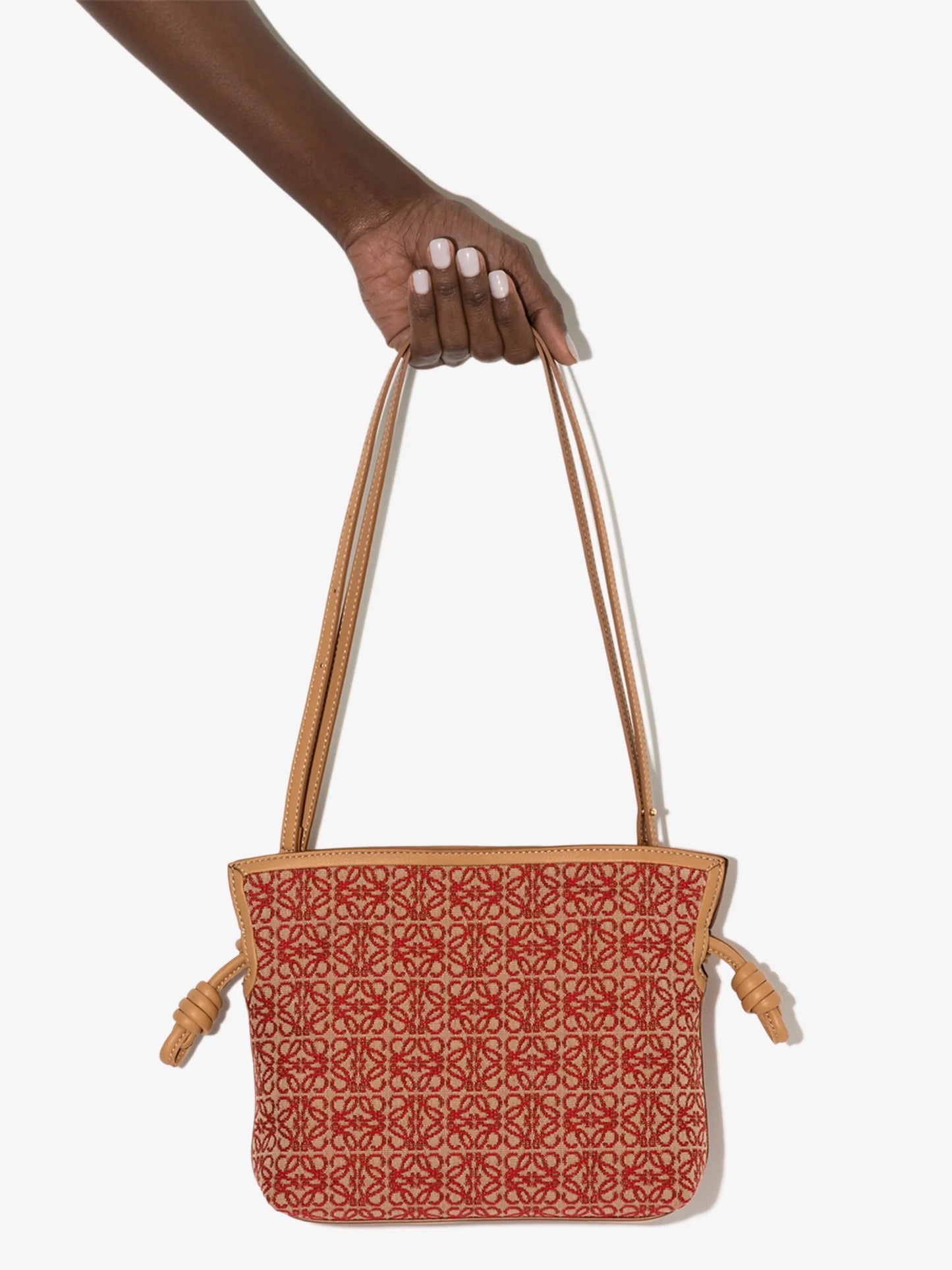 Flamenco jacquard crossbody bag