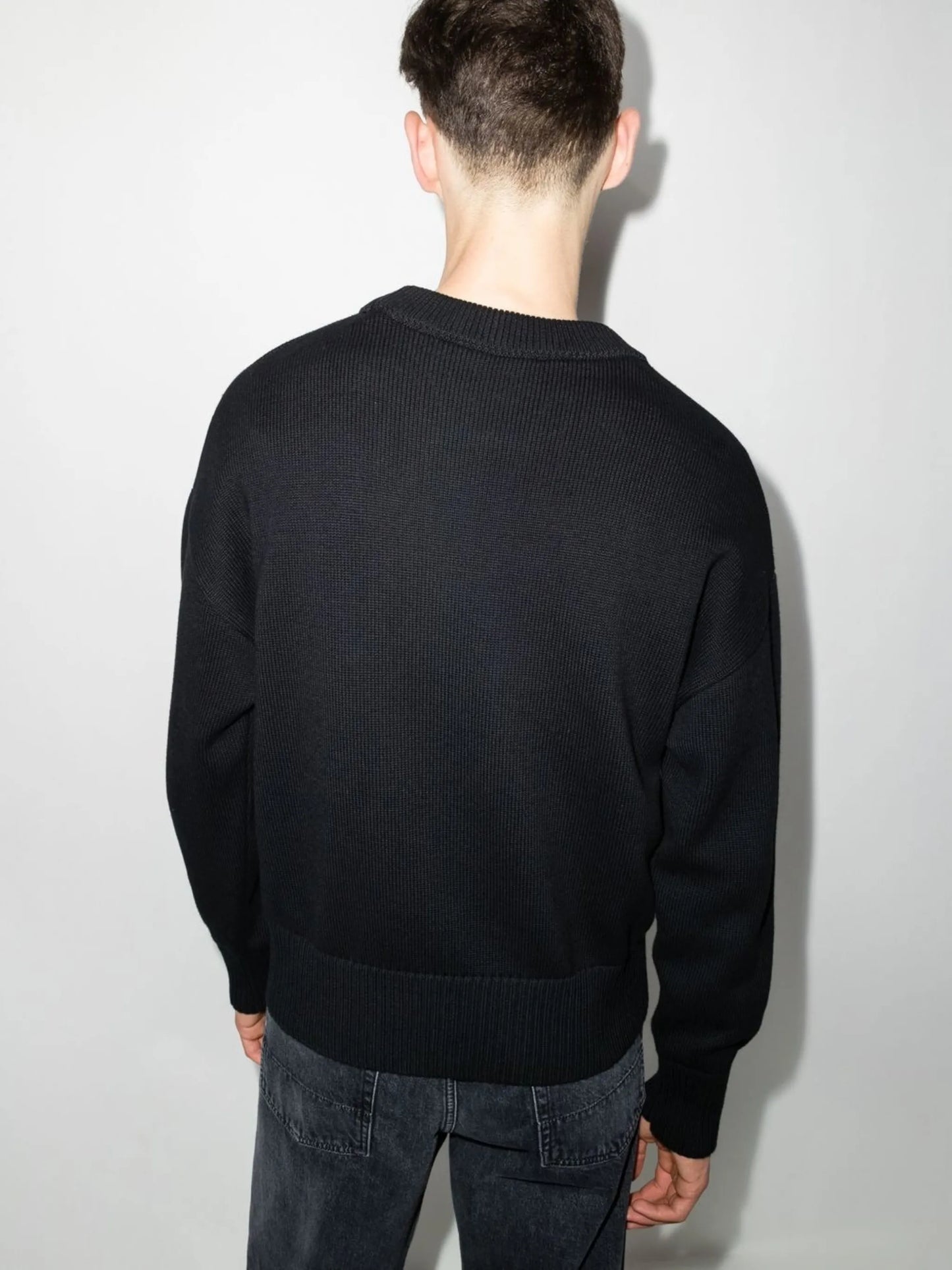 Ami de Coeur-intarsia jumper