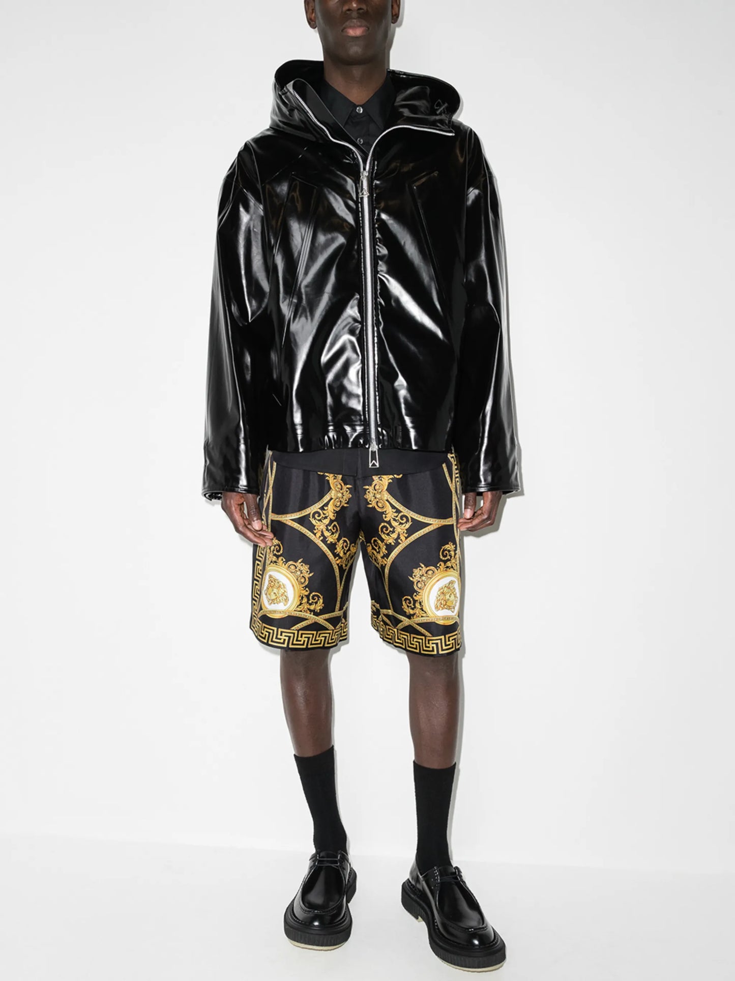 Barocco print Bermuda shorts
