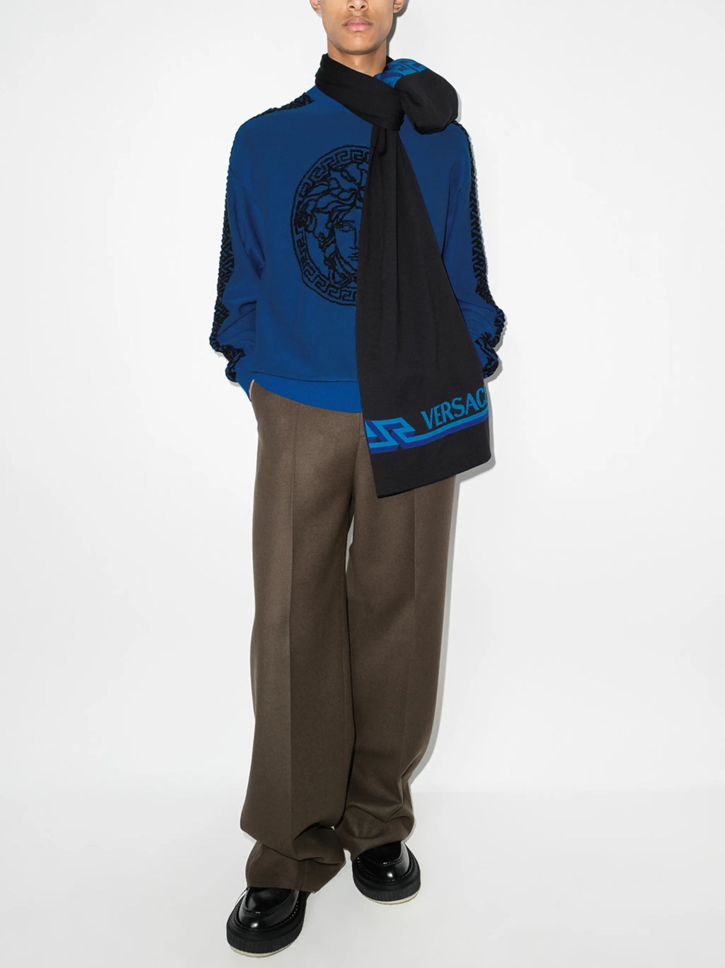 Medusa Head motif sweatshirt