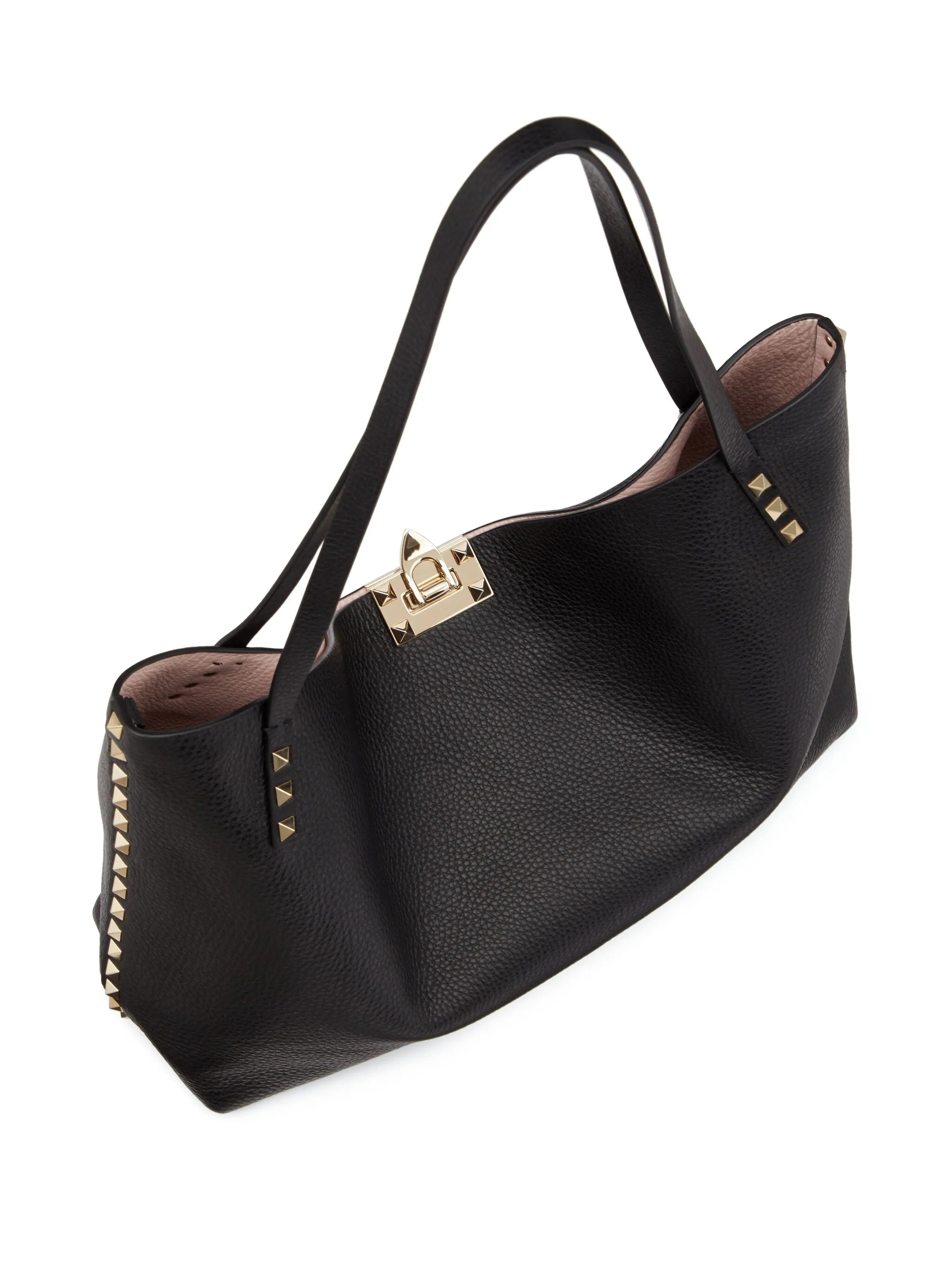 medium Rockstud-embellishment tote bag