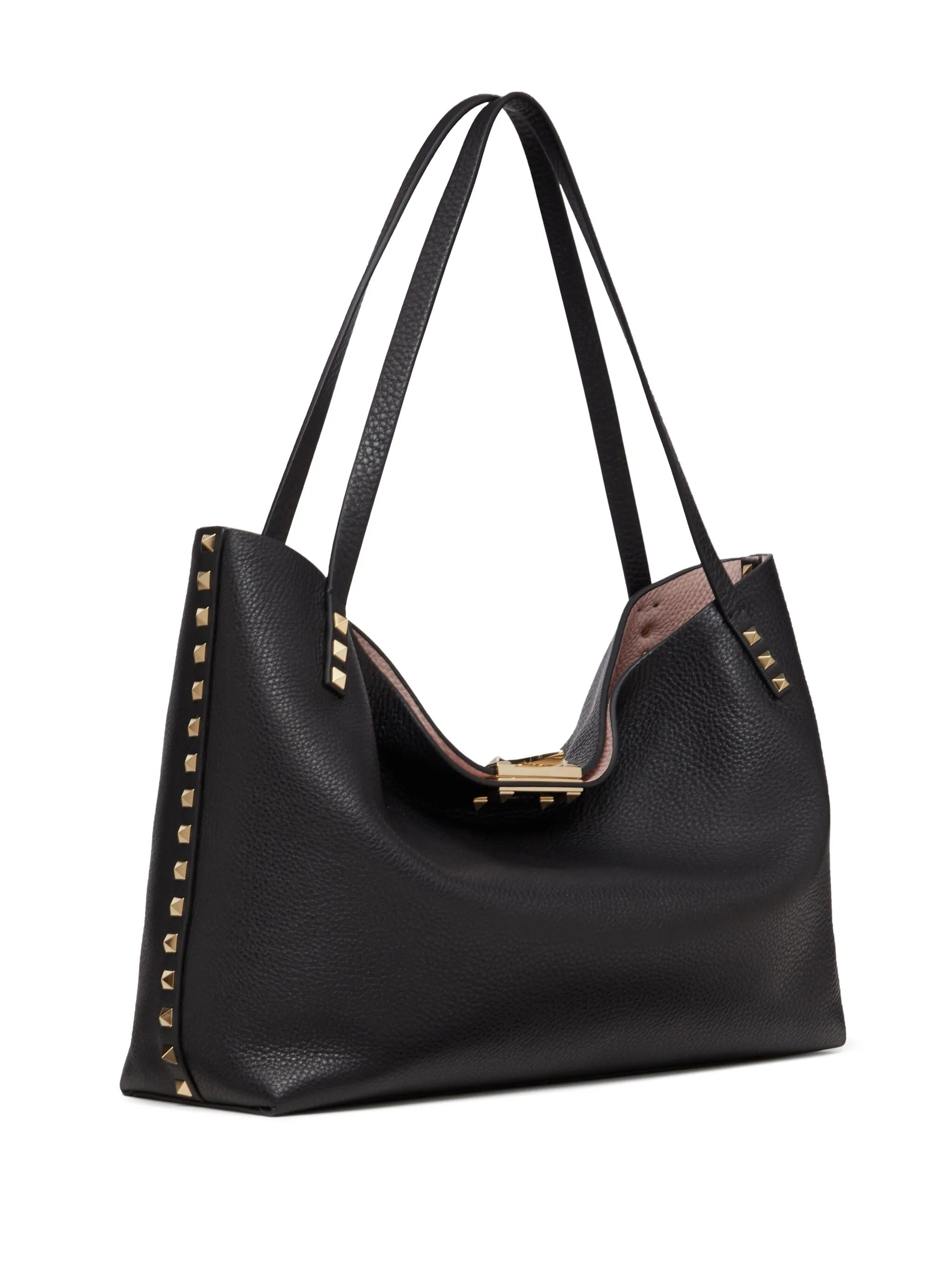 medium Rockstud-embellishment tote bag