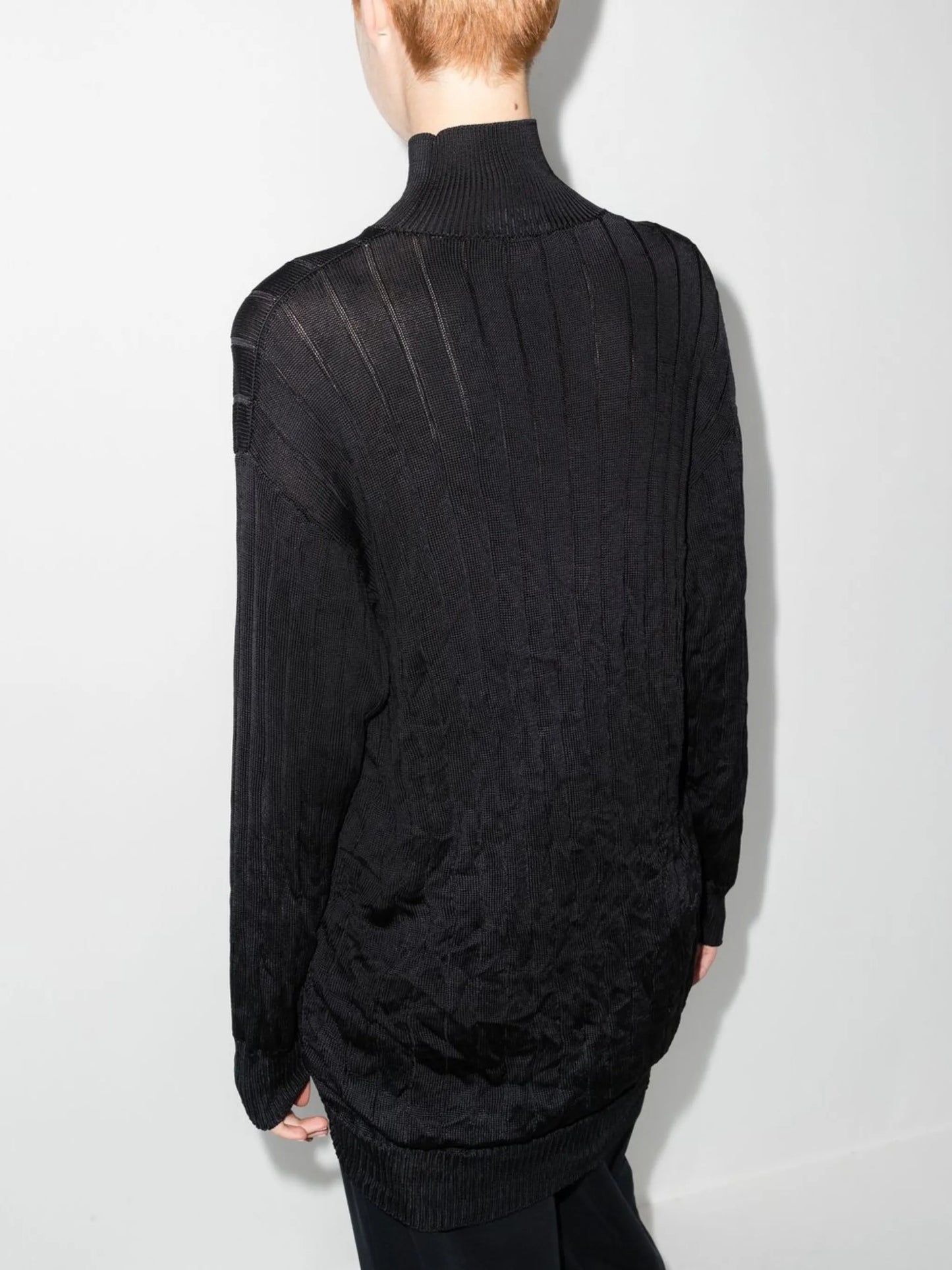 rib-knit jumper
