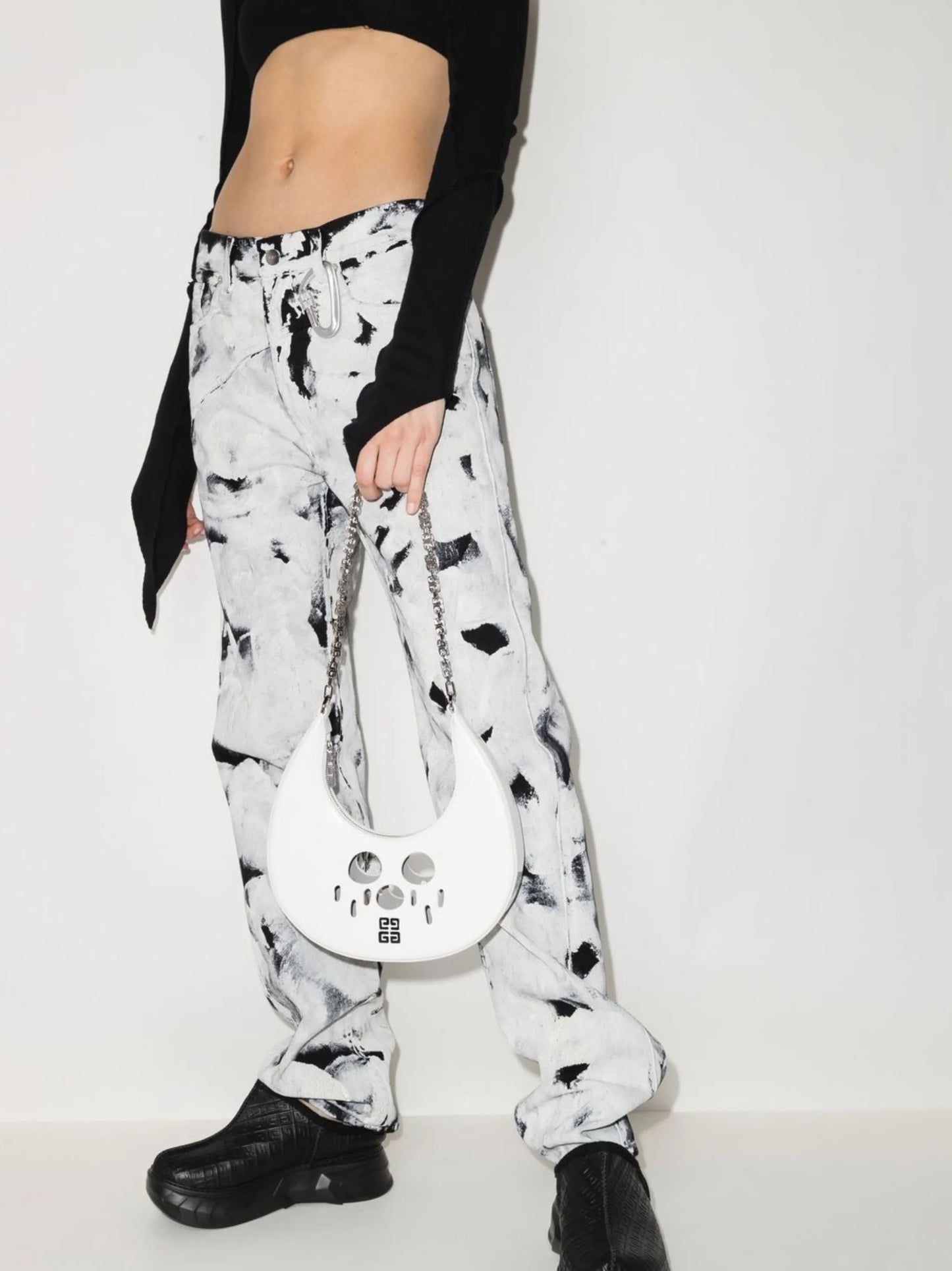 x Chito cut-out leather shoulder bag