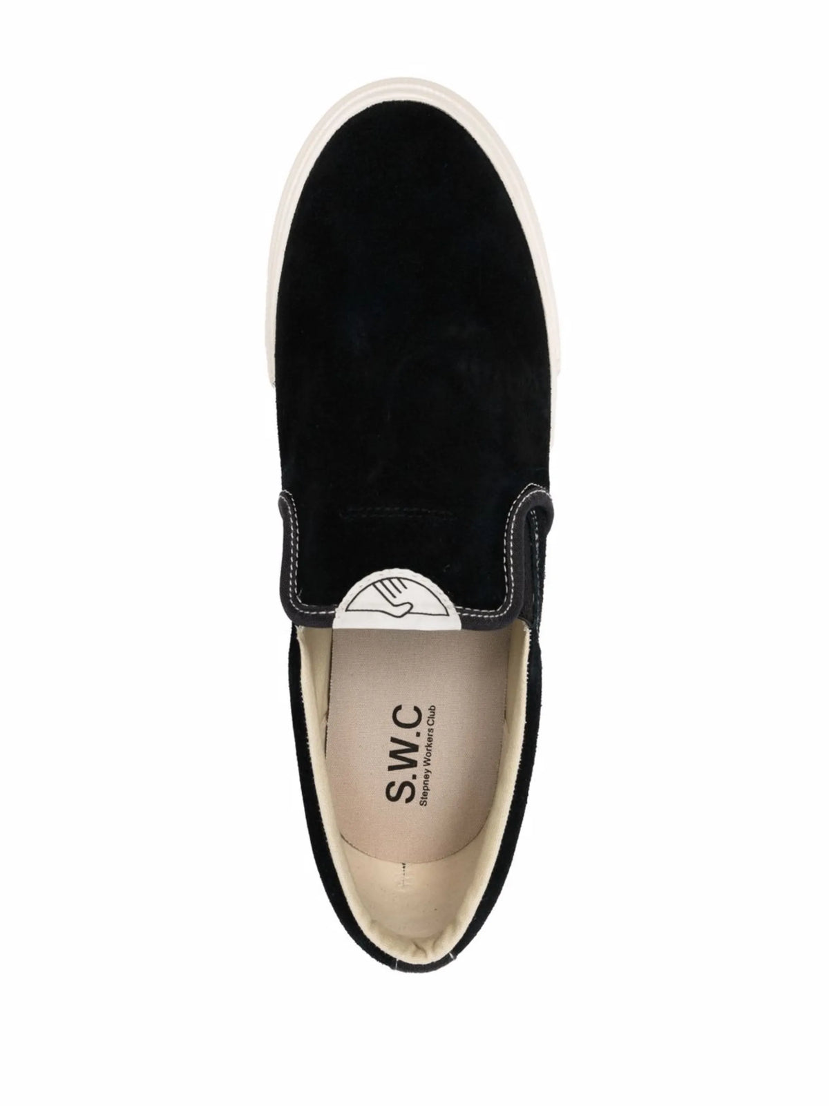 suede slip-on sneakers