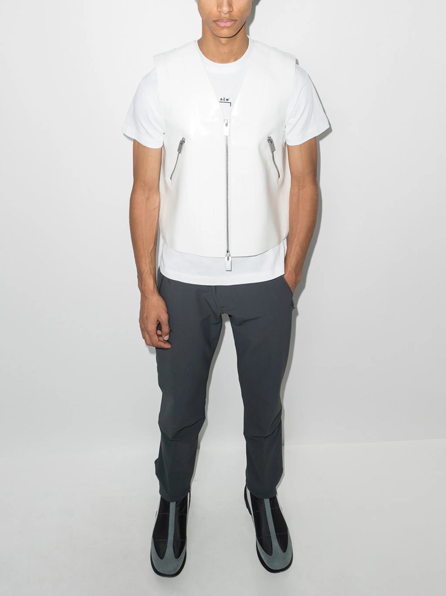 rear graphic-print T-shirt