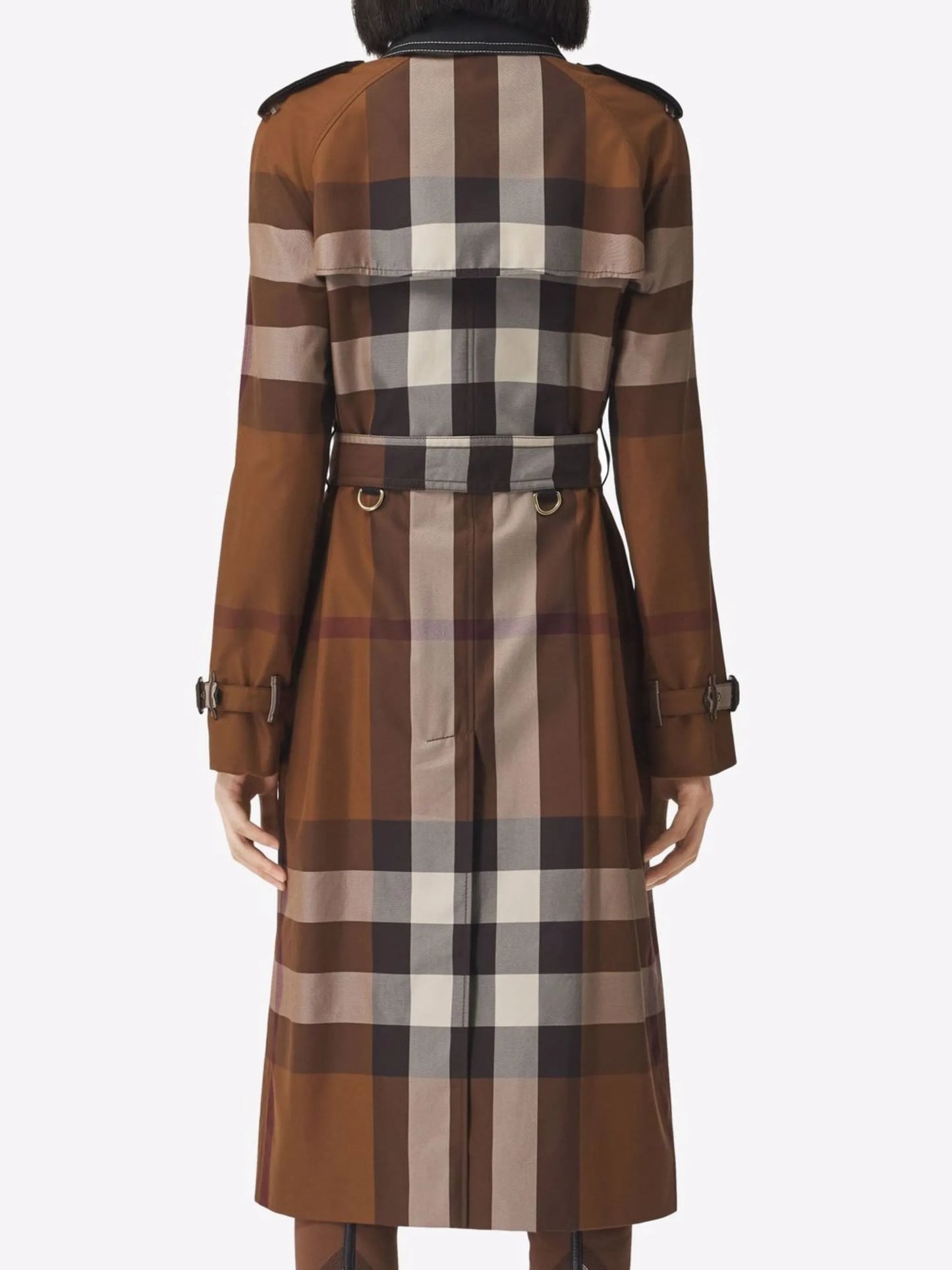 Vintage Check trench coat