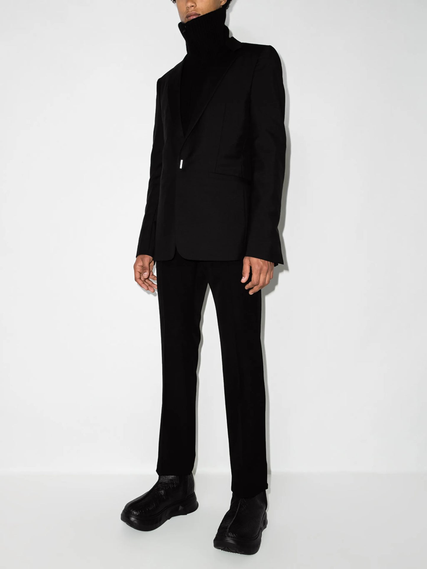 single-breasted tailored blazer