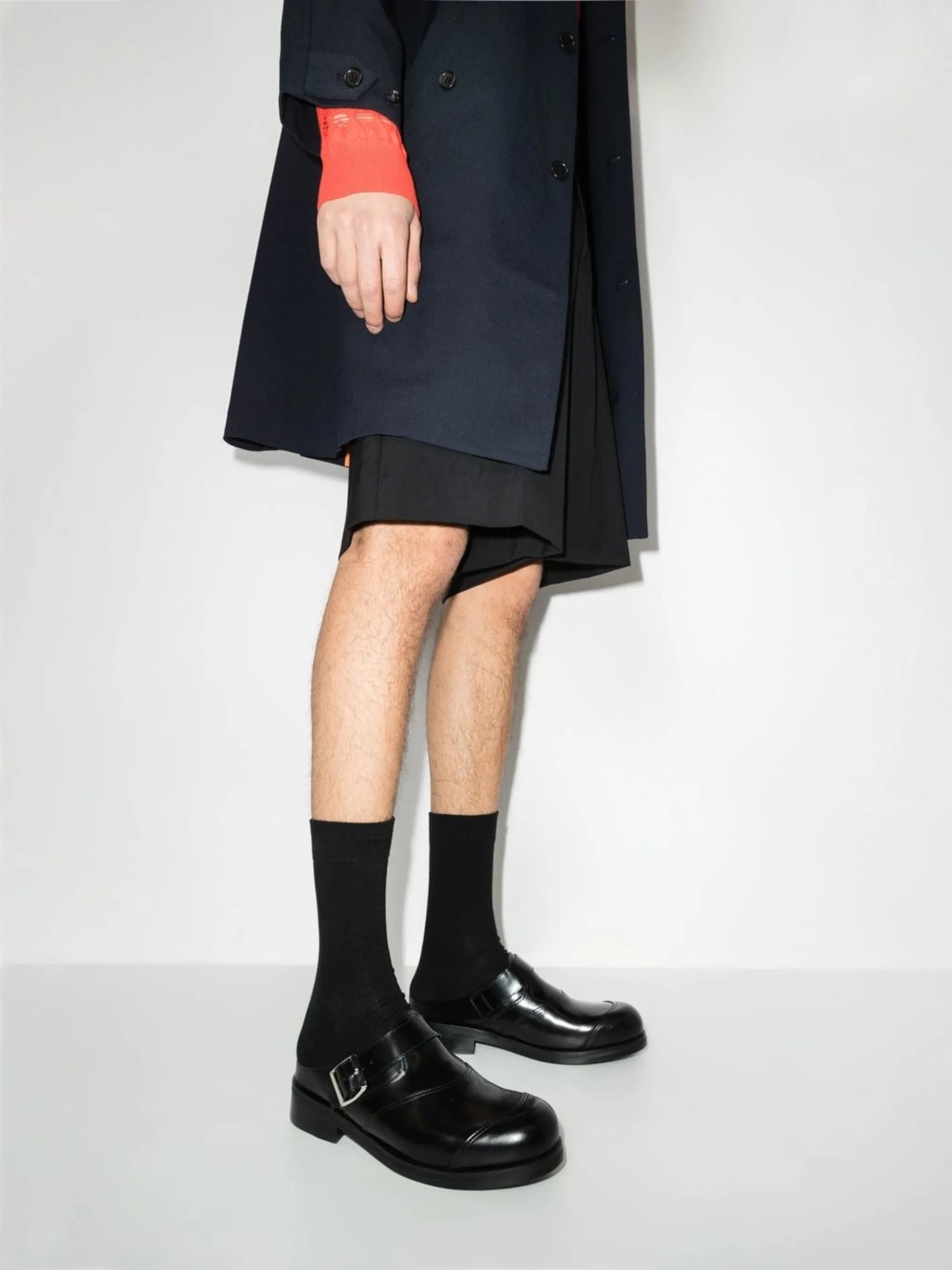 buckle-fastened monk shoes
