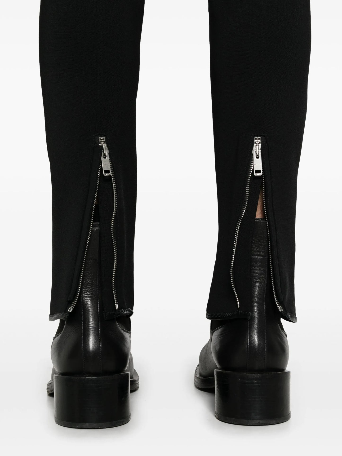 zip-cuff trousers