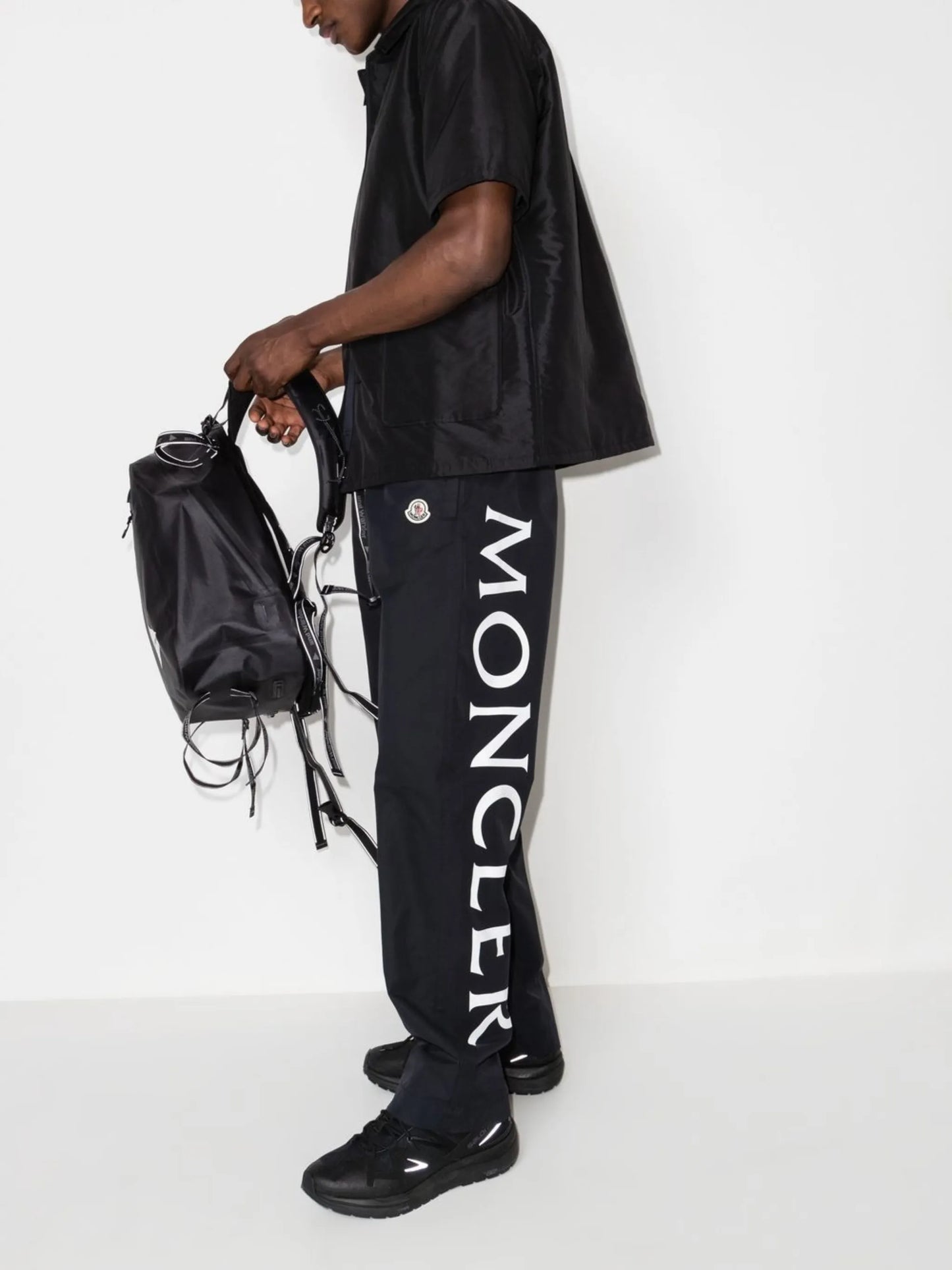 logo-print track pants