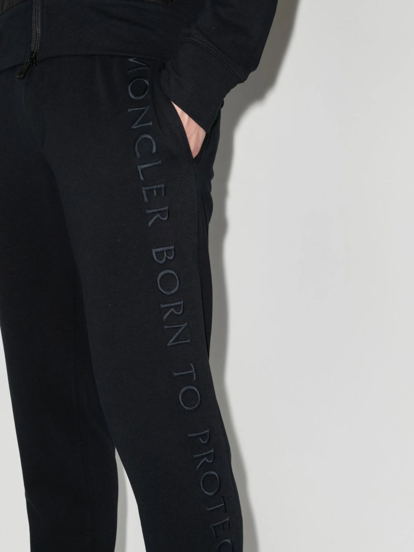 Born To Protect logo-print joggers