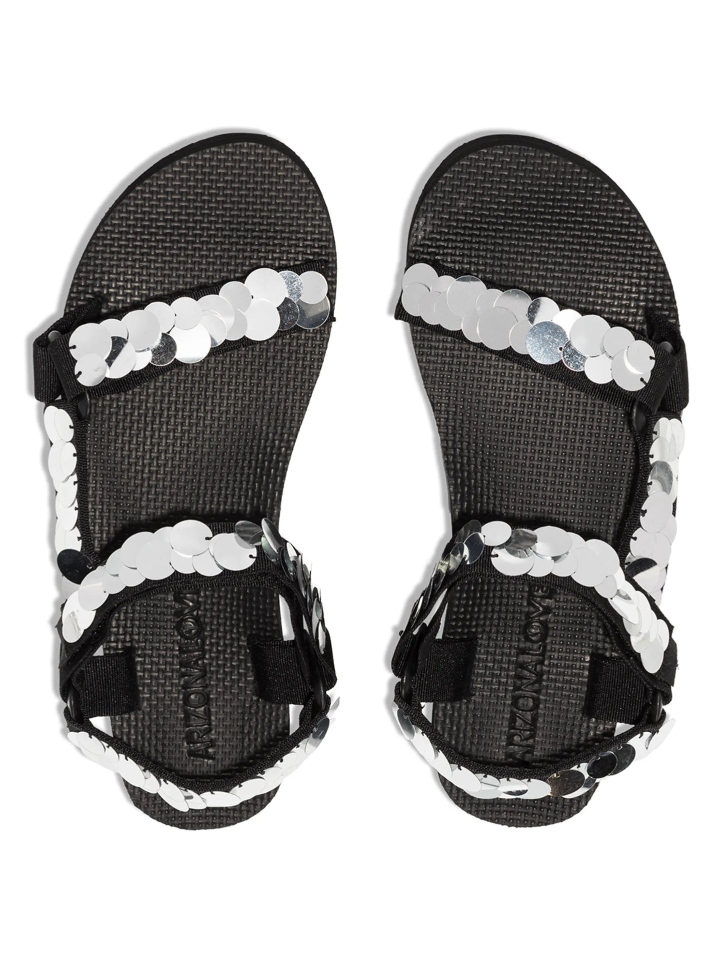 Trekky sequin-embellished sandals