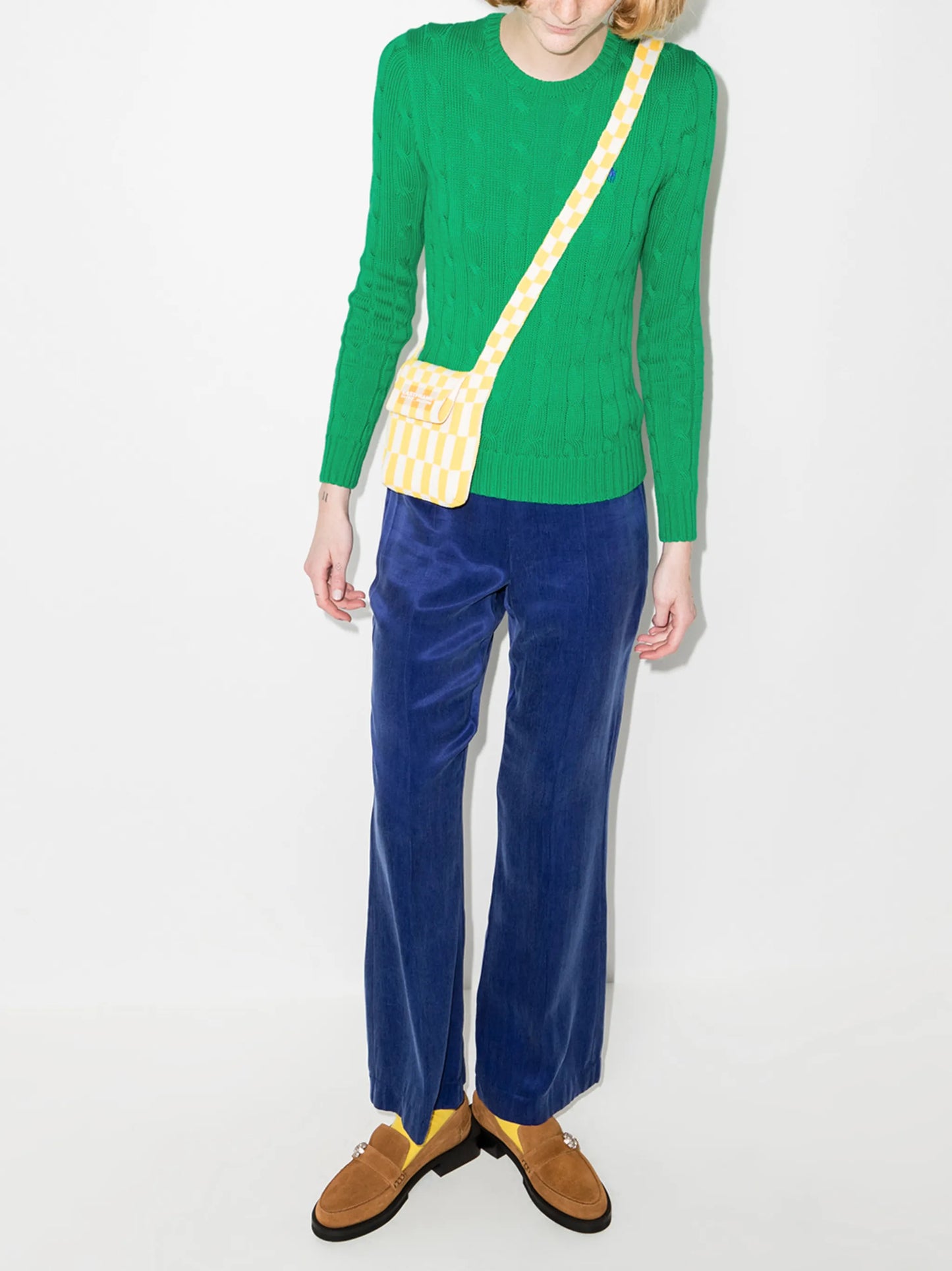 Julianna cable-knit jumper