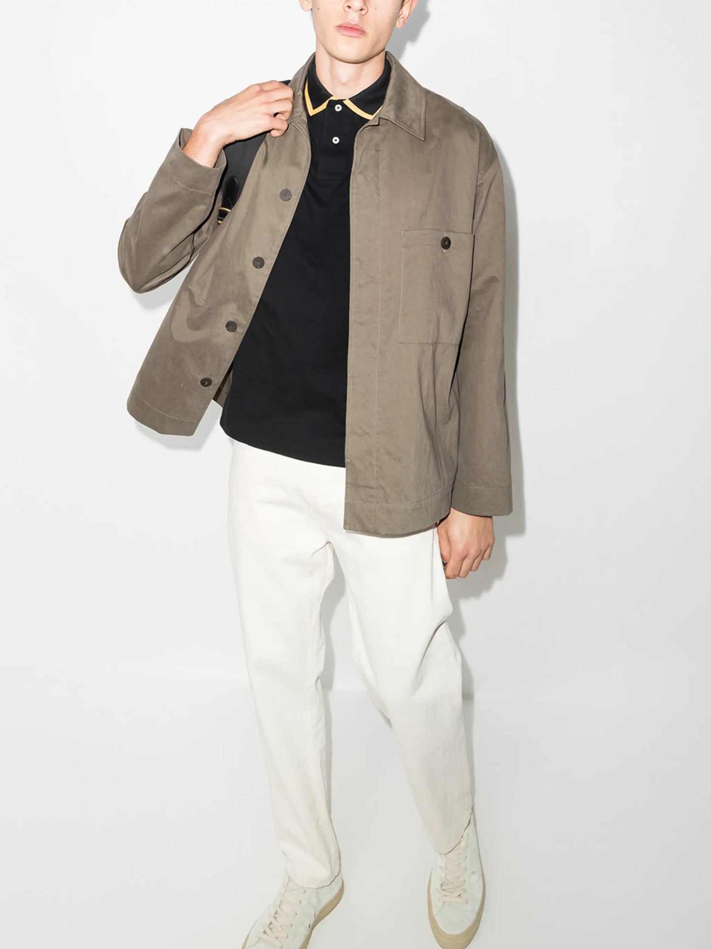 logo-embroidered polo shirt