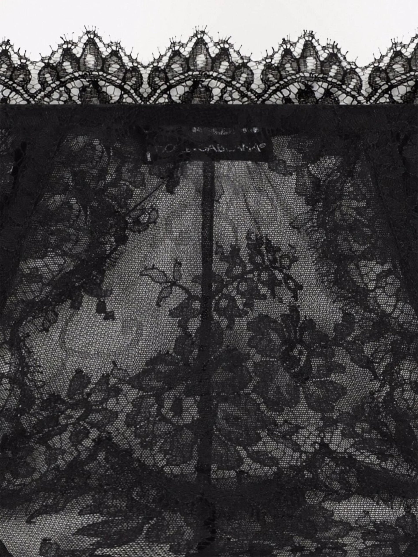 high-waisted lace briefs