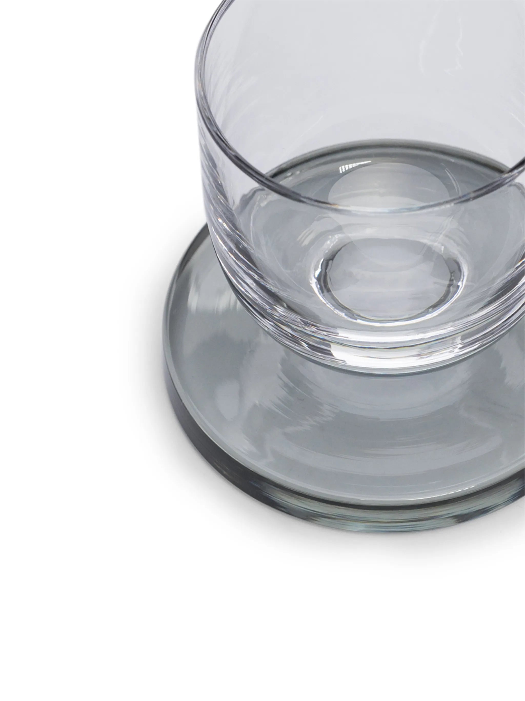 set of four Puck shot glasses