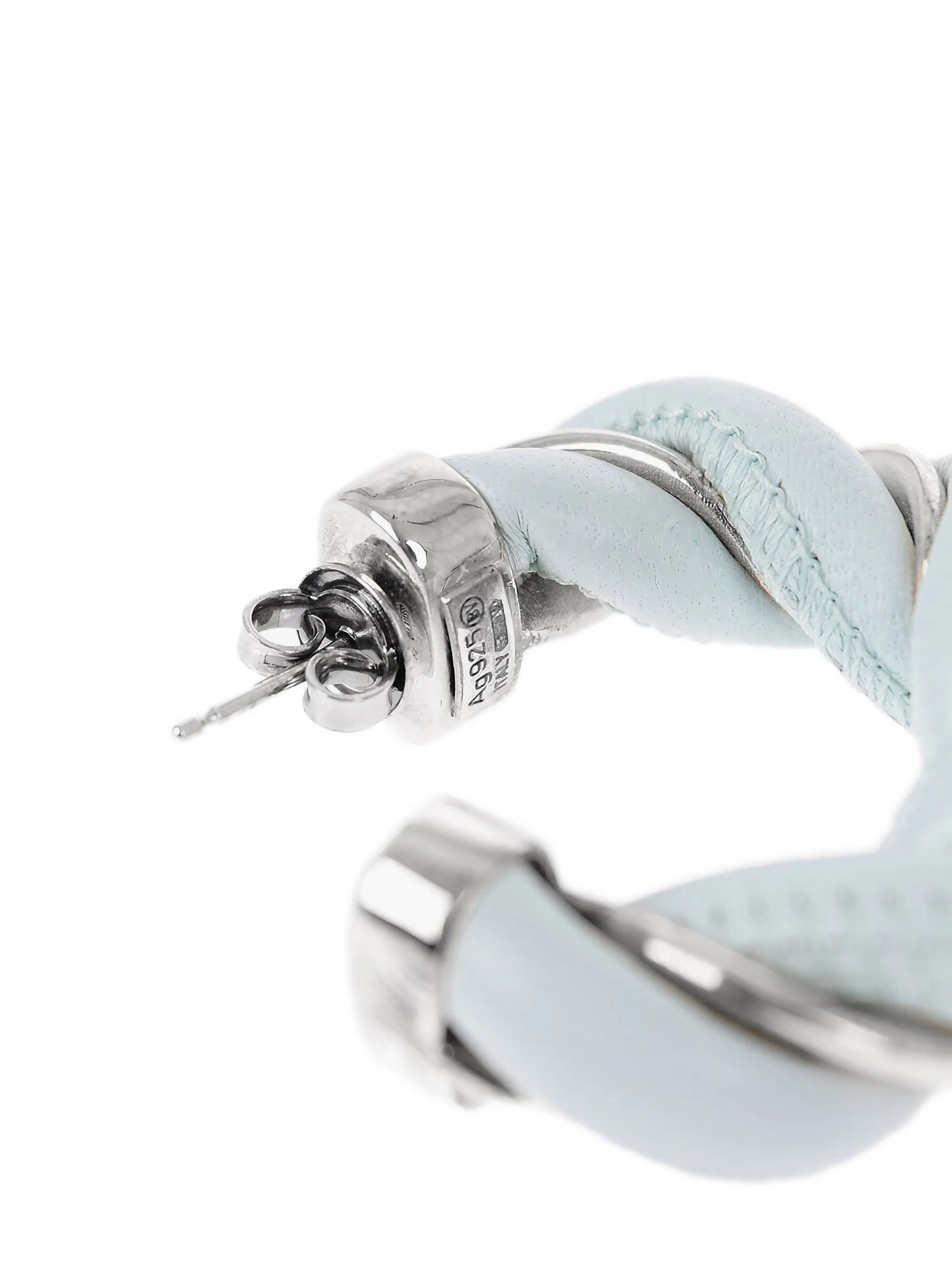 twist-detail hoop earrings