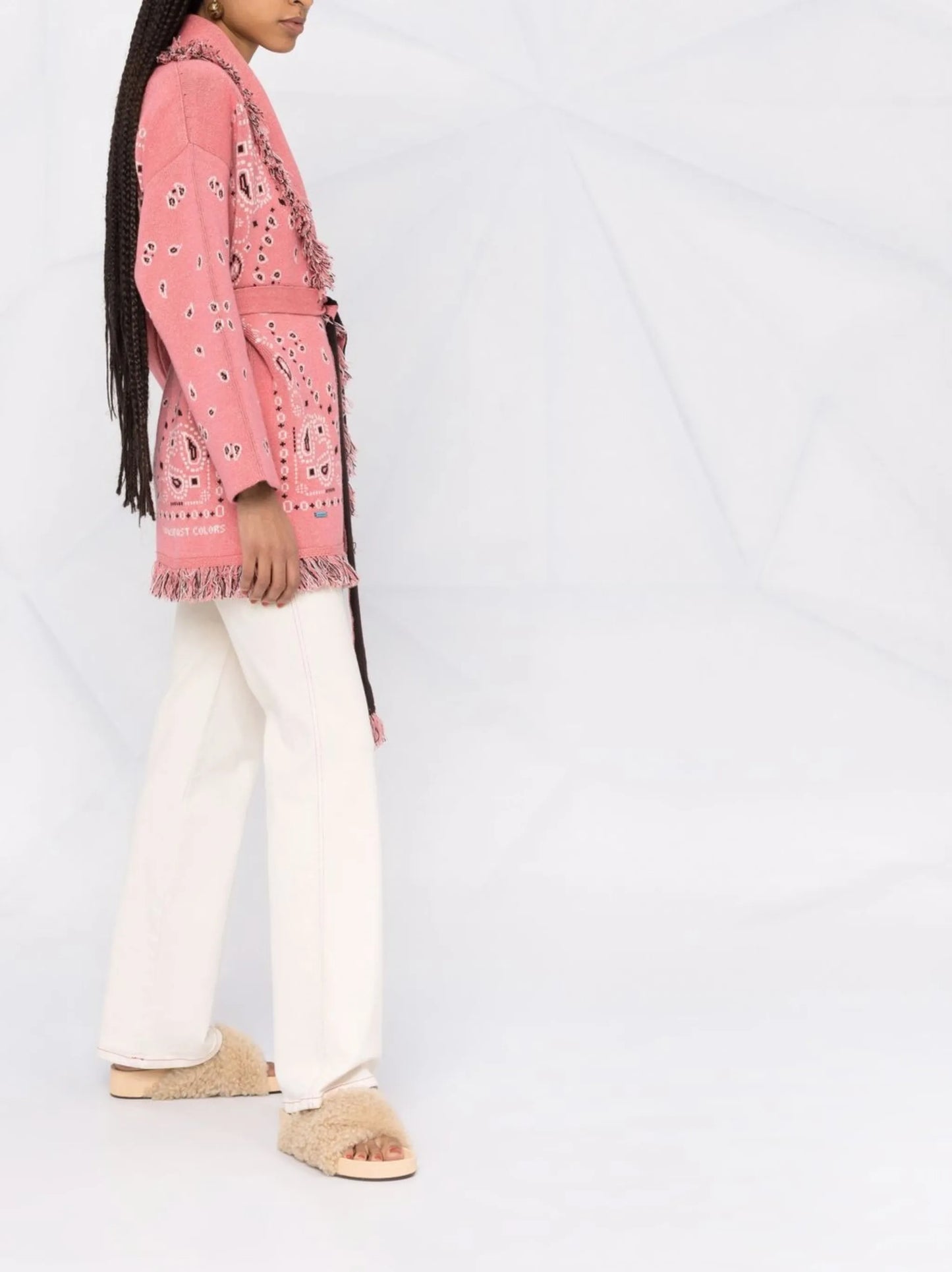 Icon bandana jacquard cardigan