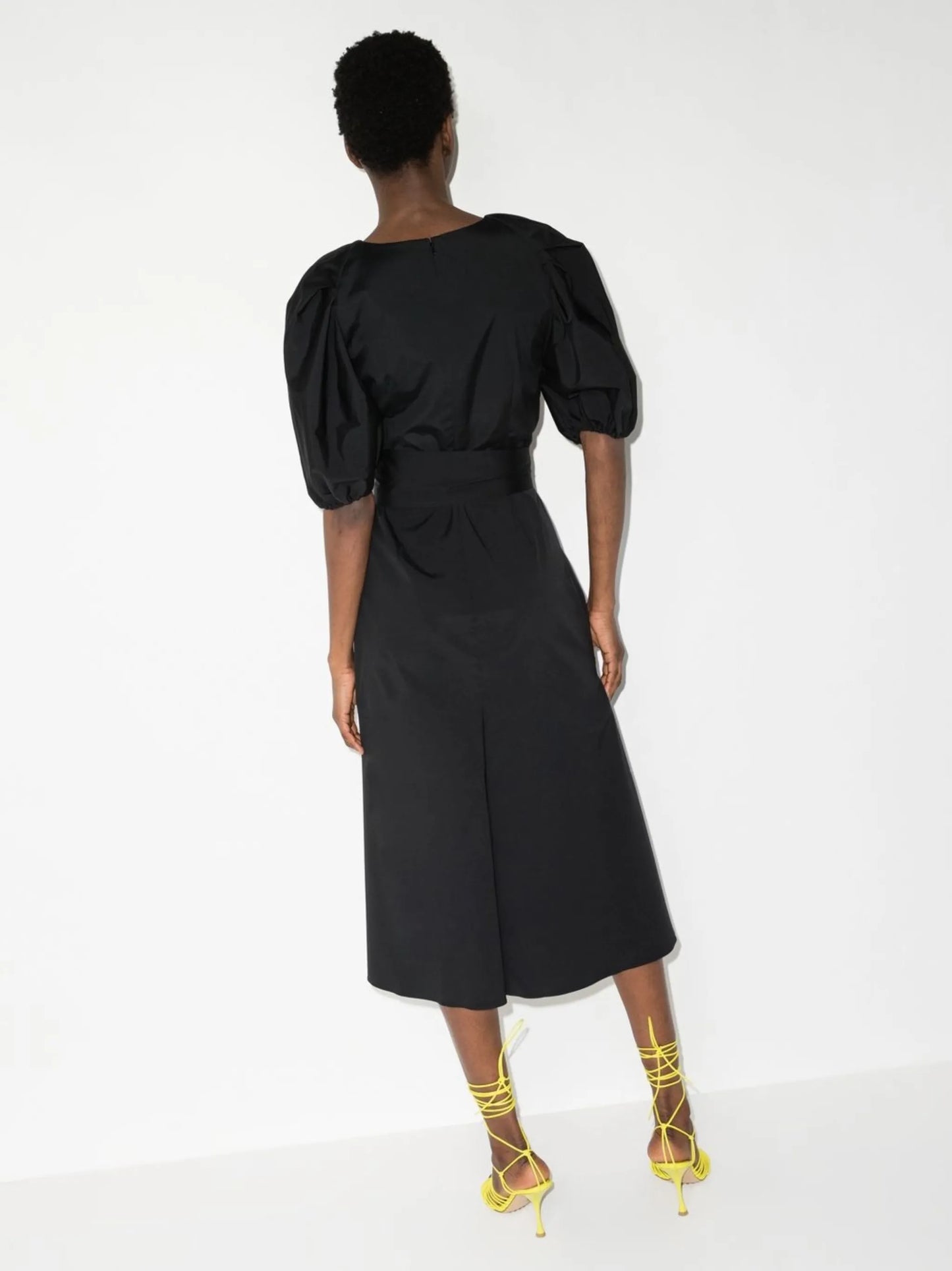 mid-length evening dress