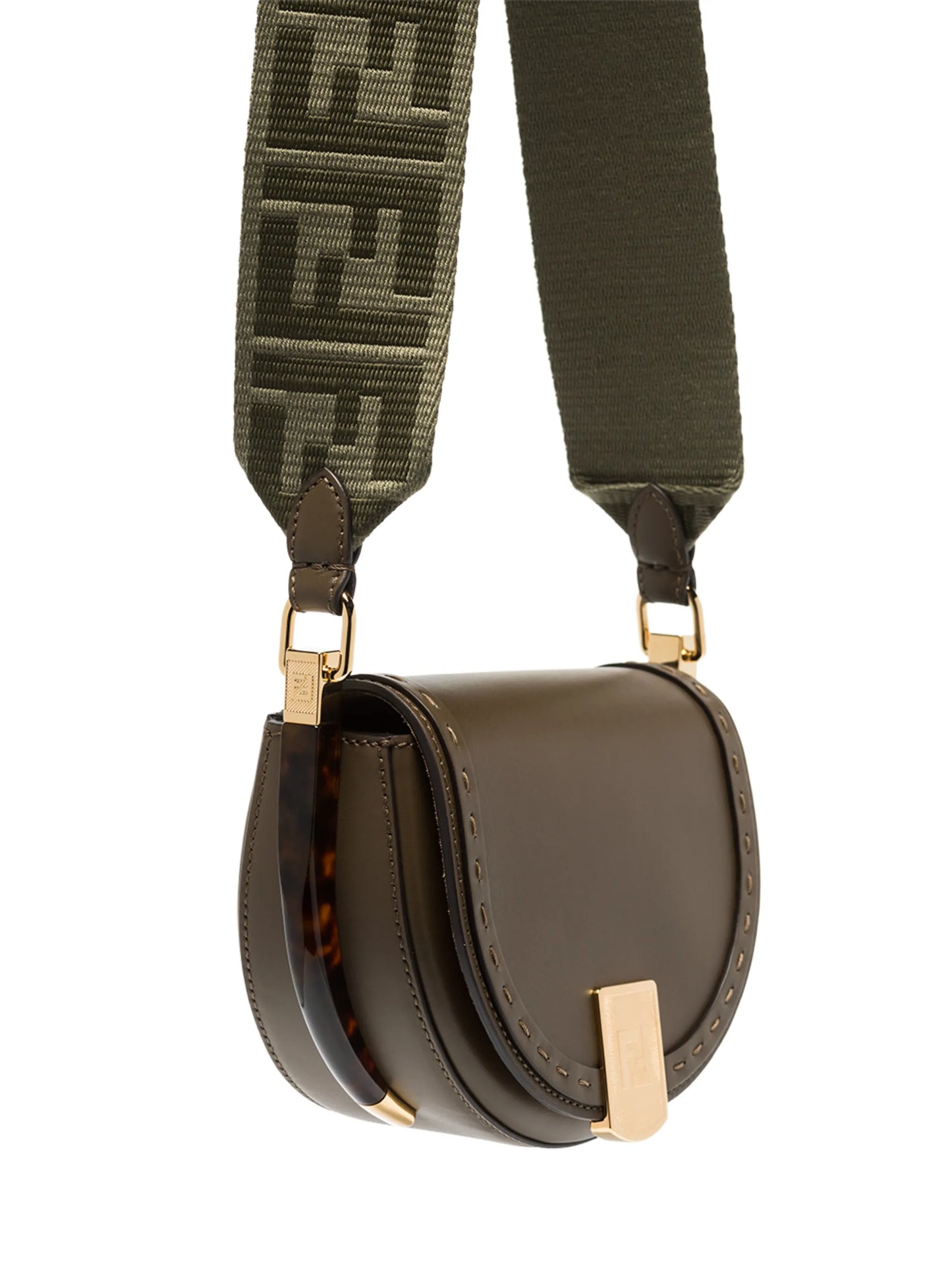 Moonlight logo-strap crossbody bag