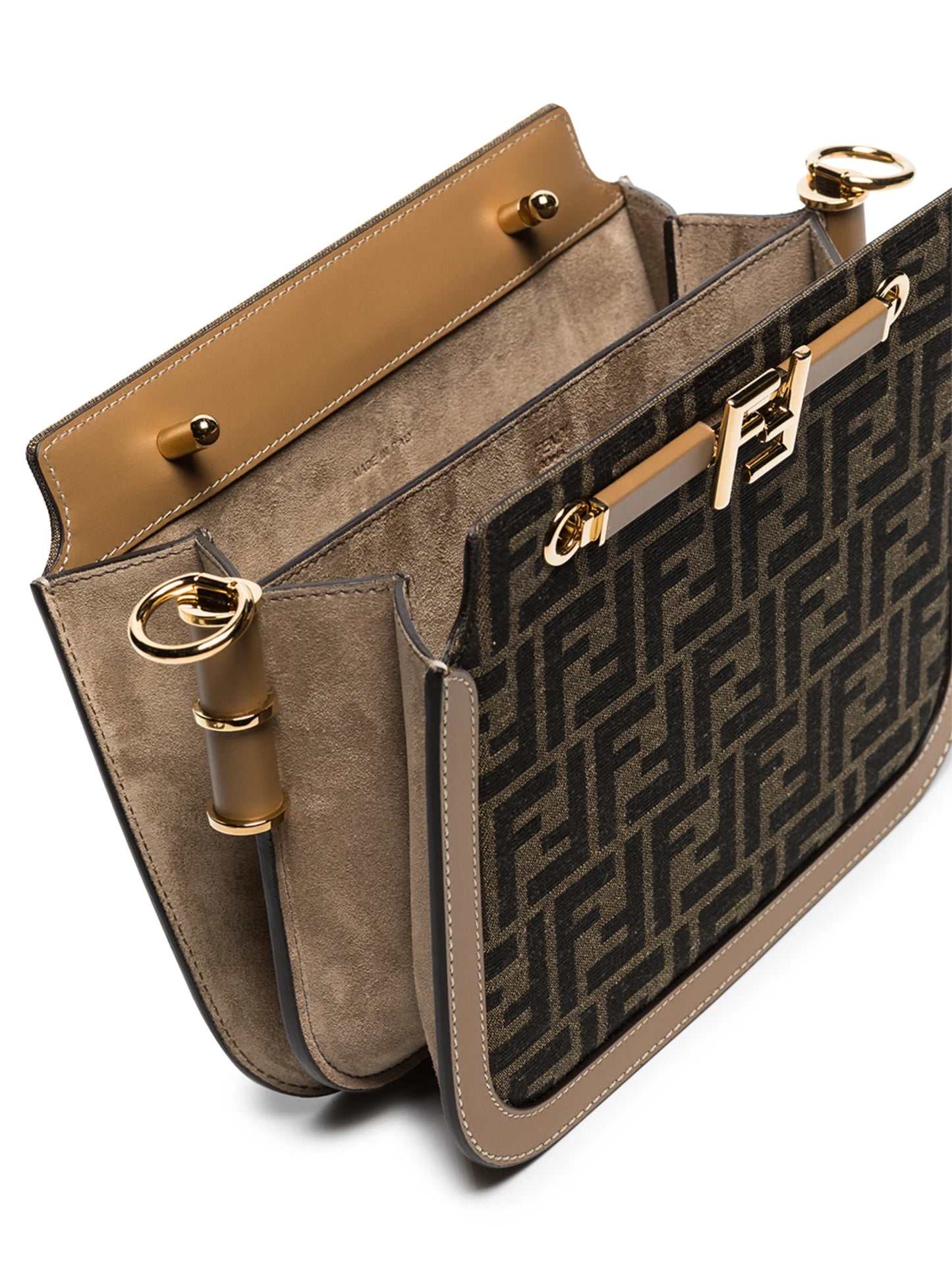 Touch FF-print shoulder bag