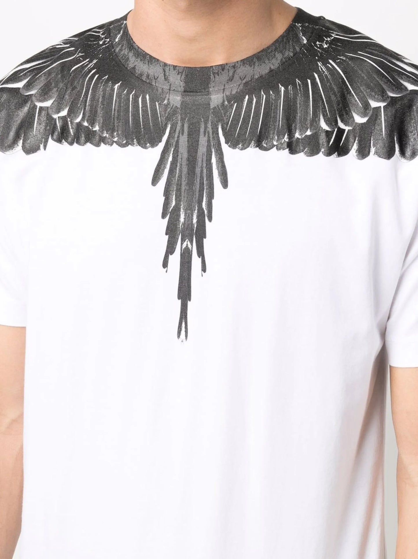 Wings-print cotton T-shirt