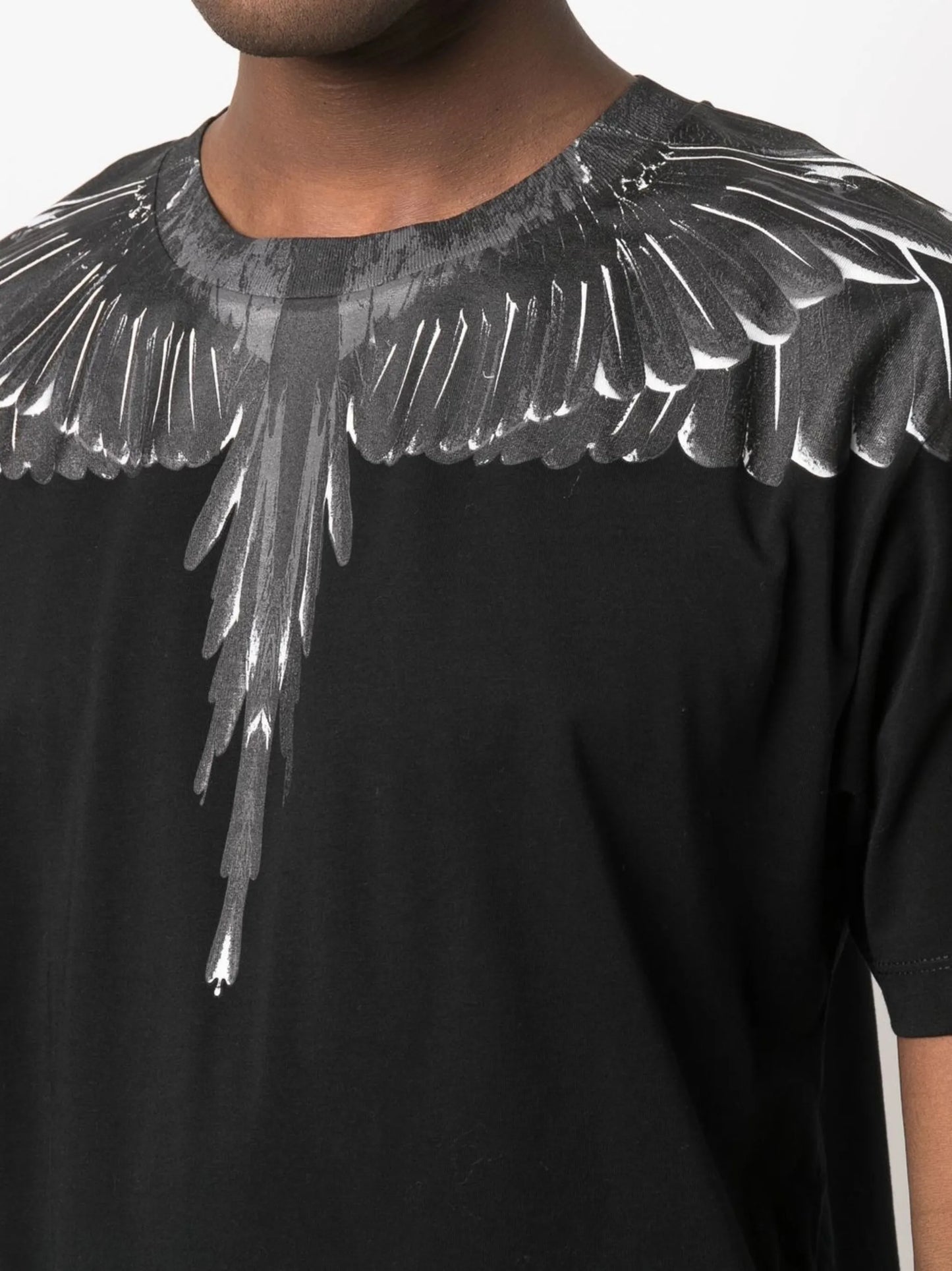Wings-print cotton T-shirt