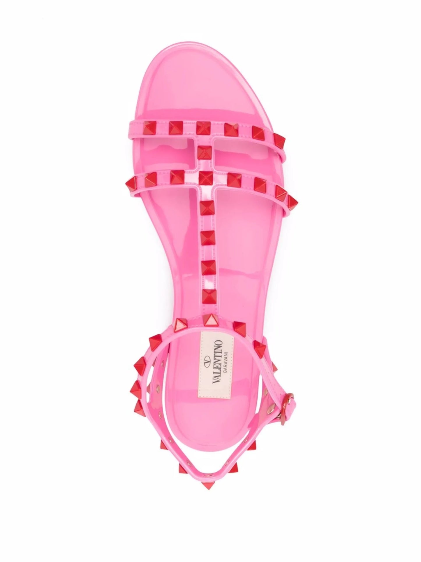 Rockstud cage flat sandals