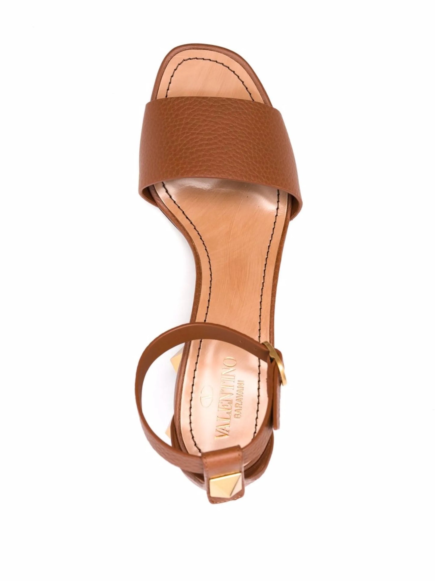 Rockstud block-heel sandals