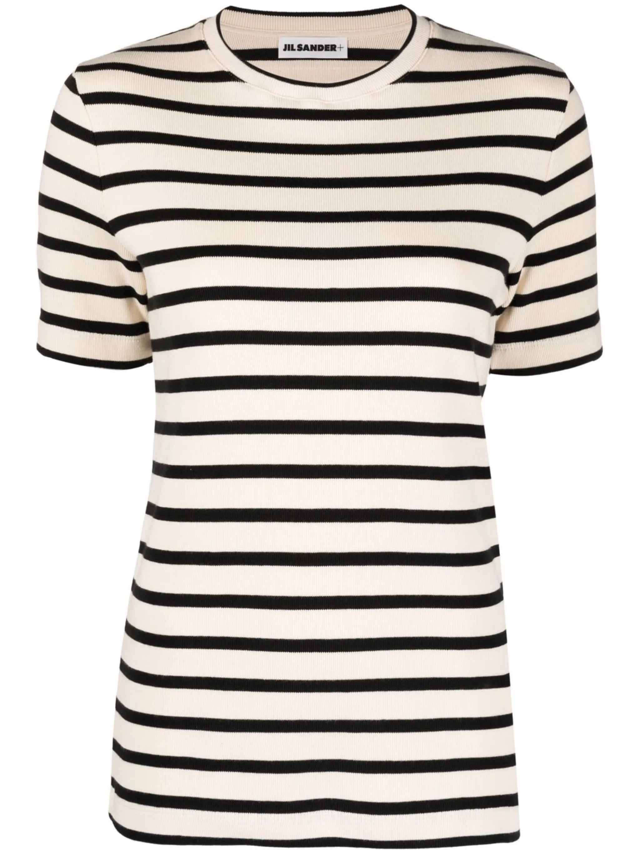 + striped crew neck T-shirt