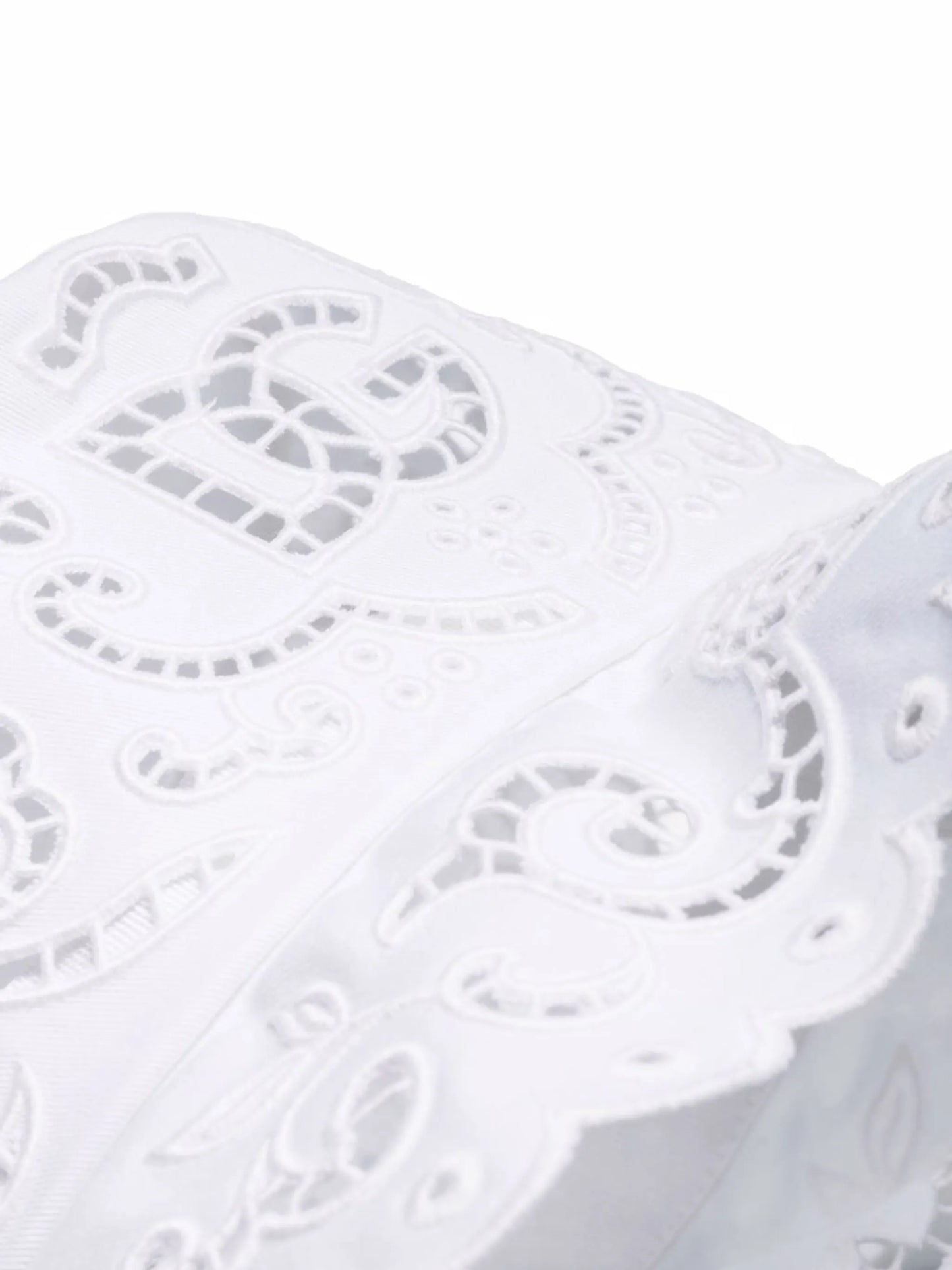 broderie-anglaise bucket hat