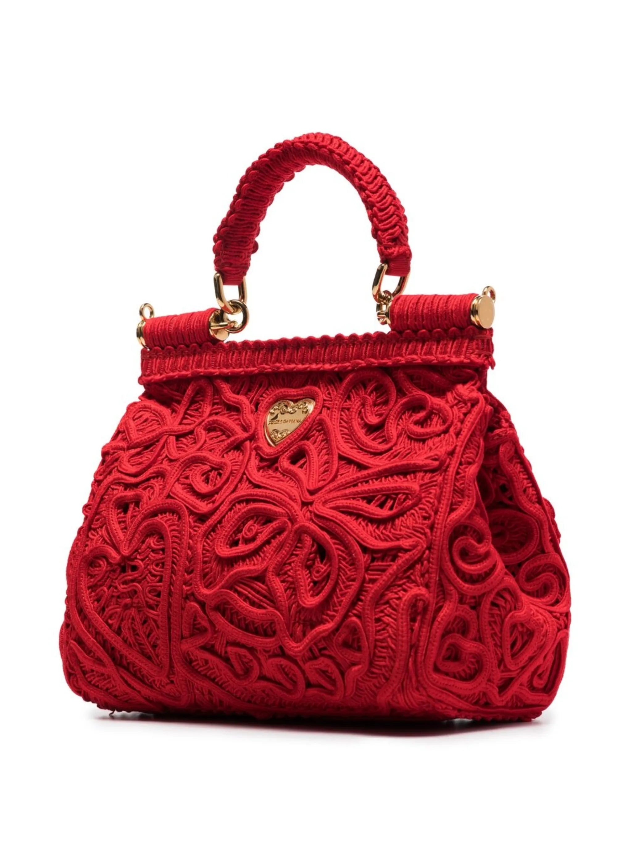 small Sicily cordonetto-lace shoulder bag