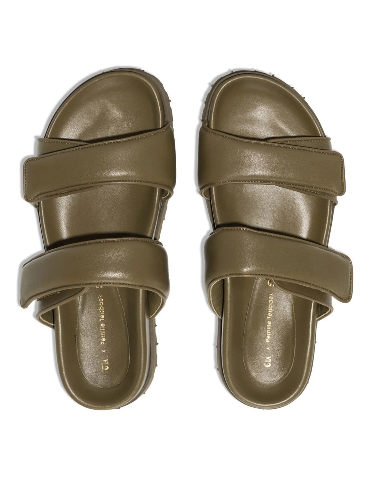 double touch-strap sandals