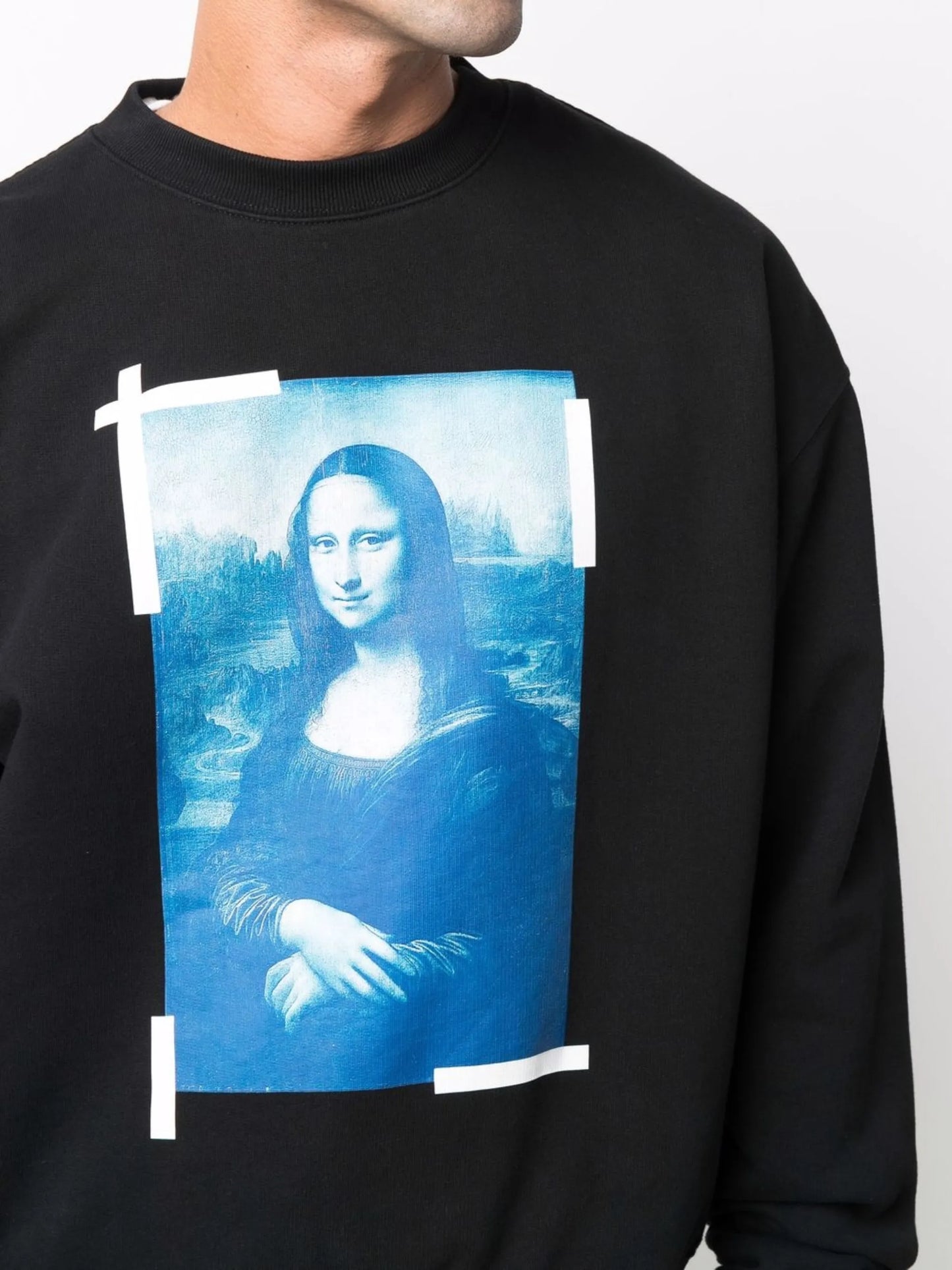 Monalisa Over crew-neck sweatshirt