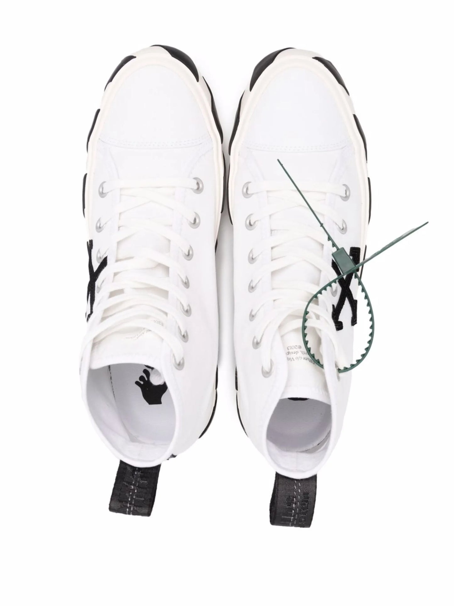 Vulcanized mid-top sneakers